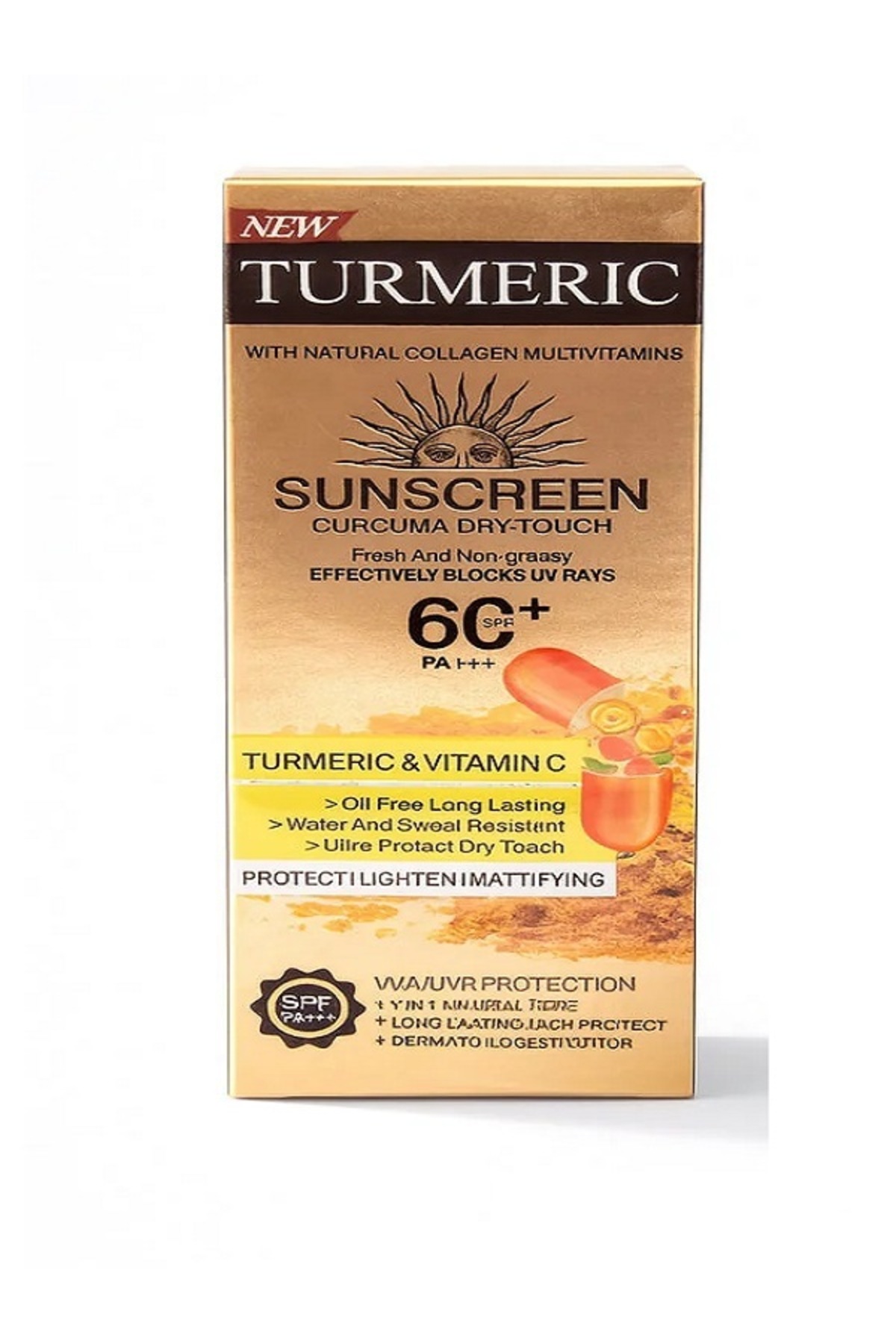 Dry Touch Sunblock Zerdeçal, Ve Vitamin C Güneş Kremi SPF60 PA+++ 100 ML — TYC572D096727C3CF5D9E8900 — تصویر 2 از 2