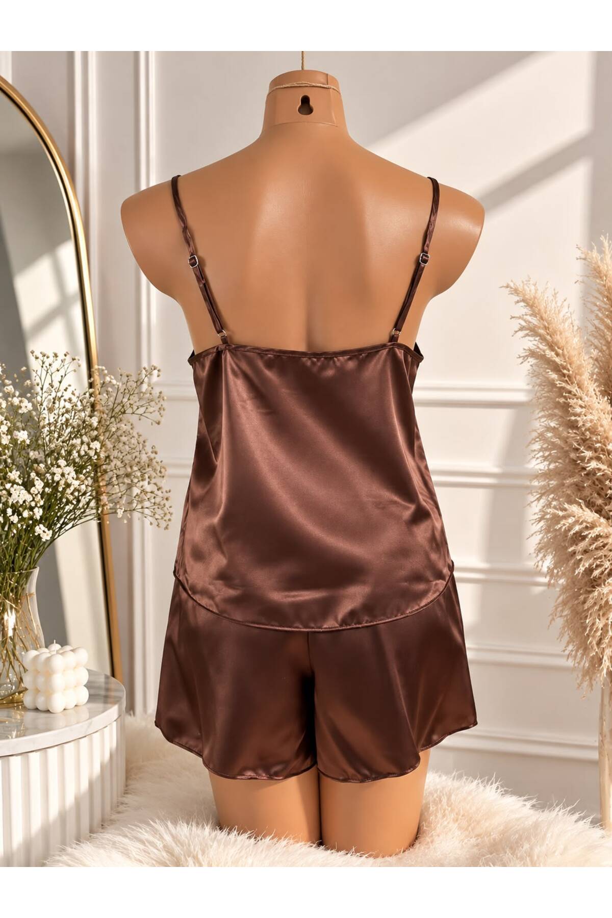 Lillie Love secret saten gecelik sabahlık