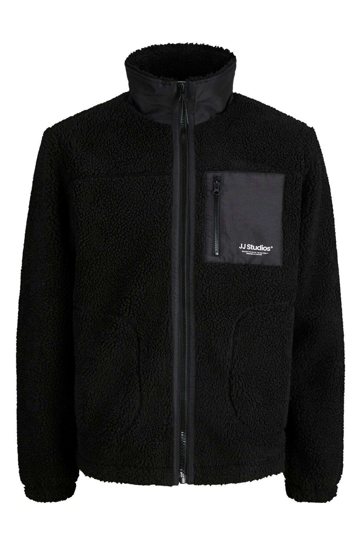 ژاکت تدی یقه بلند مردانه - سوهو جک اند جونز کاپشن Jack & Jones