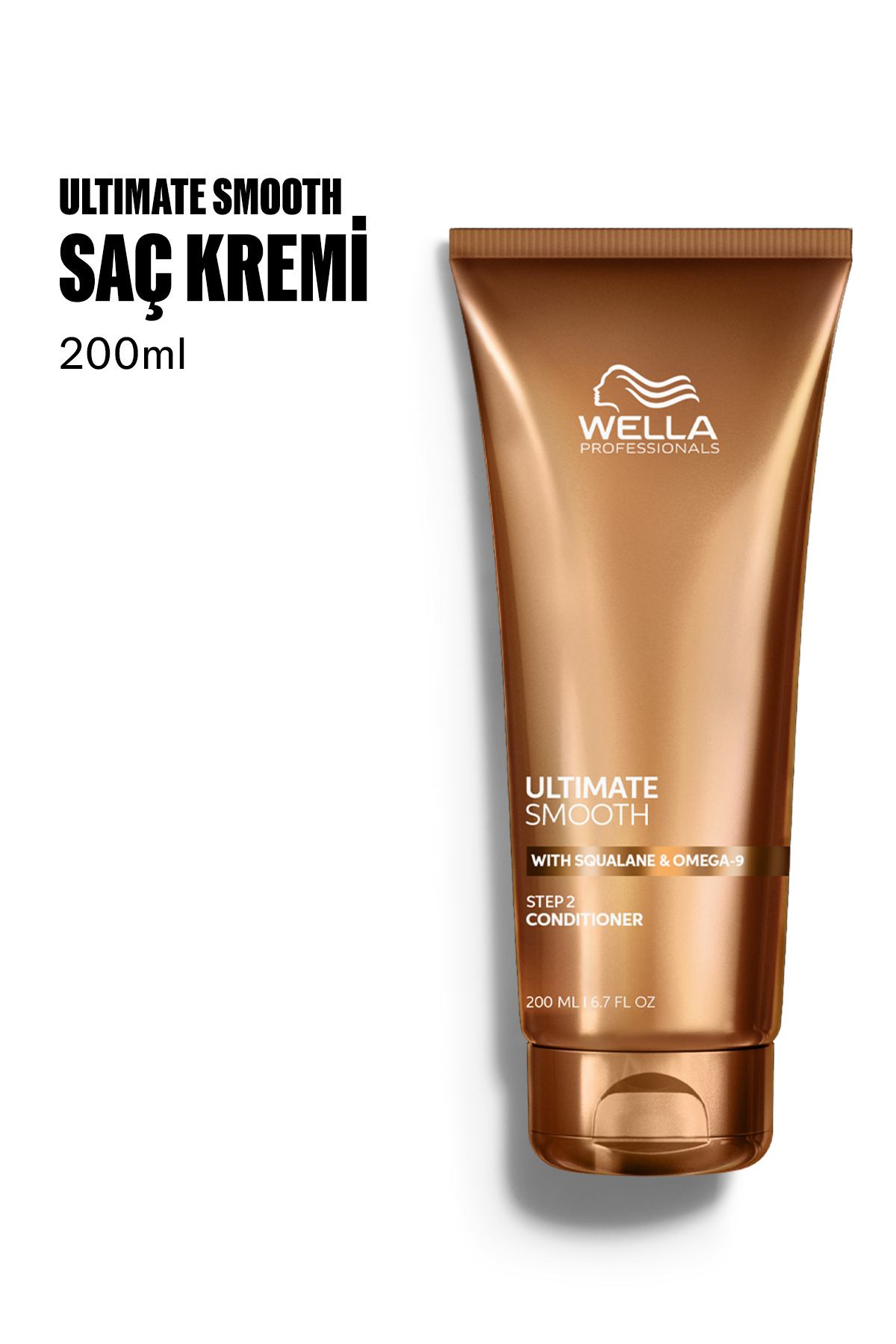 Wella Professionals Ultimate Smooth Kuru, Mat ve Elektriklenen Saçlar İçin Saç Bakım Kremi 200 ML — 4064666945286