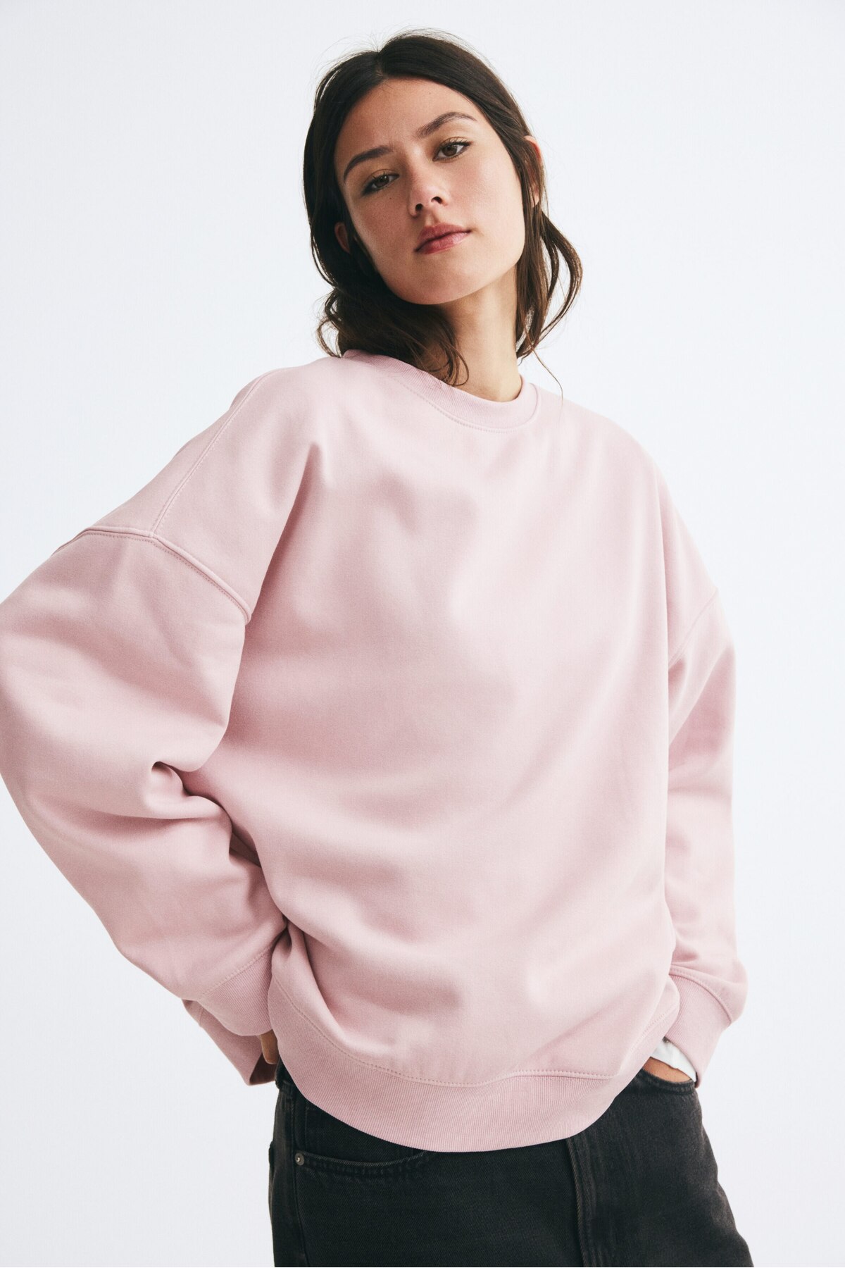 H&M Oversize Sweatshirt görsel 4