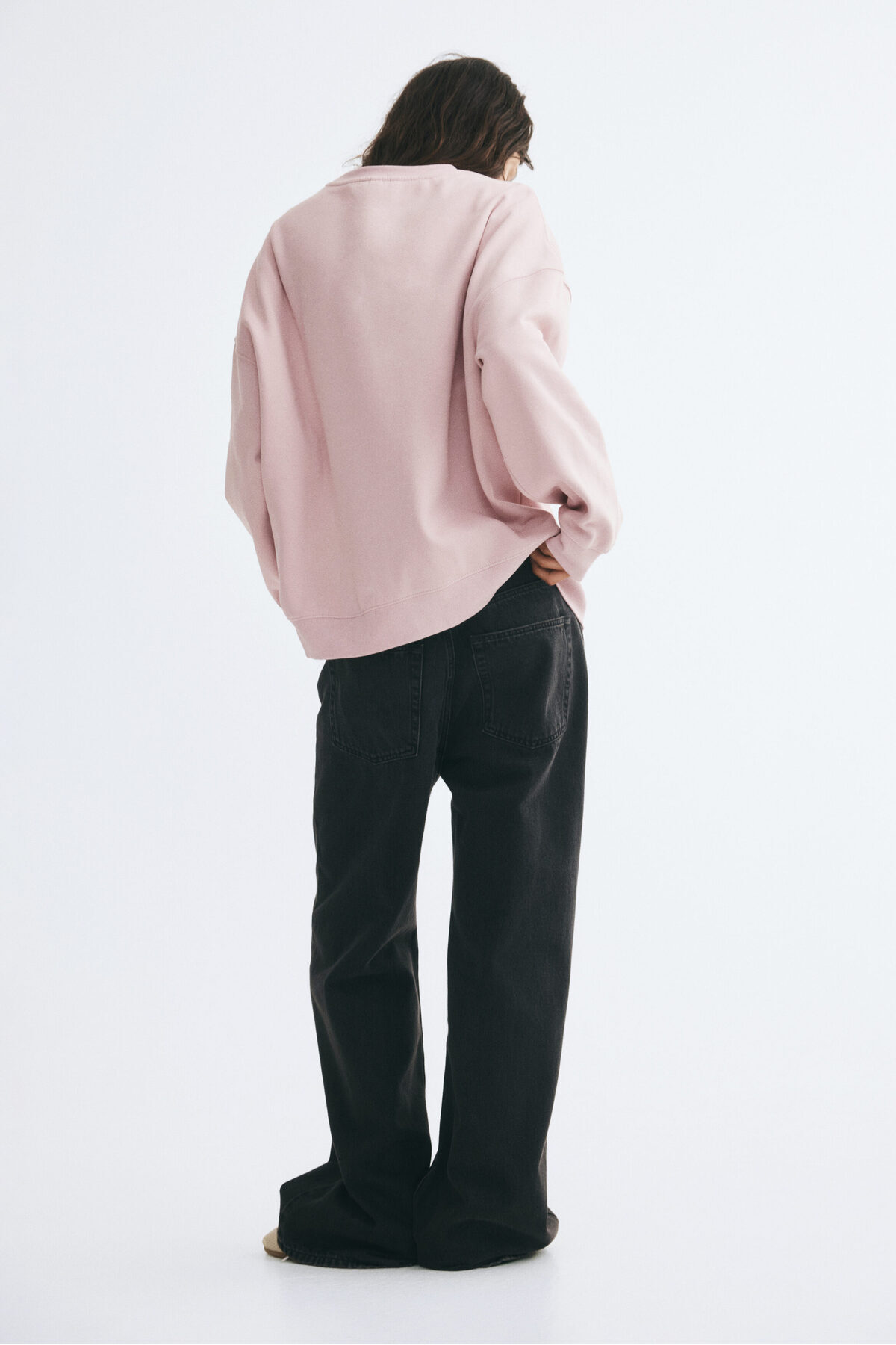 H&M Oversize Sweatshirt görsel 3