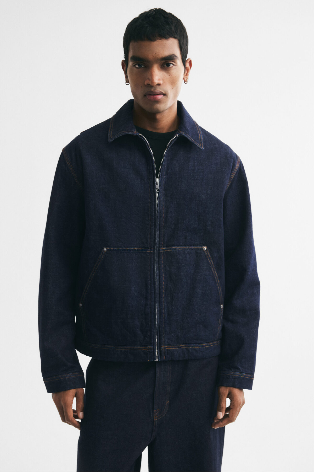 ژاکت کار جین اچ اند ام کت H&M