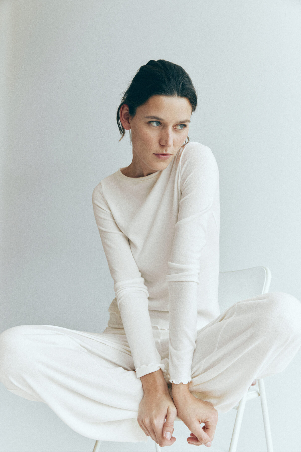 H&M Tüylü Jarse Pijama Takımı görsel 2