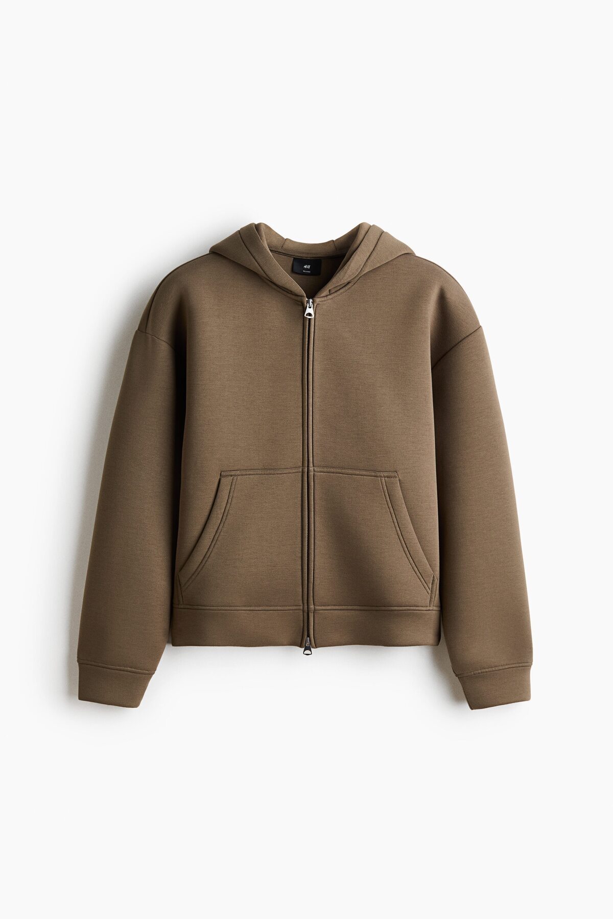 تاپ غواصی کلاه دار و زیپ دار، گشاد اچ اند ام سویشرت H&M