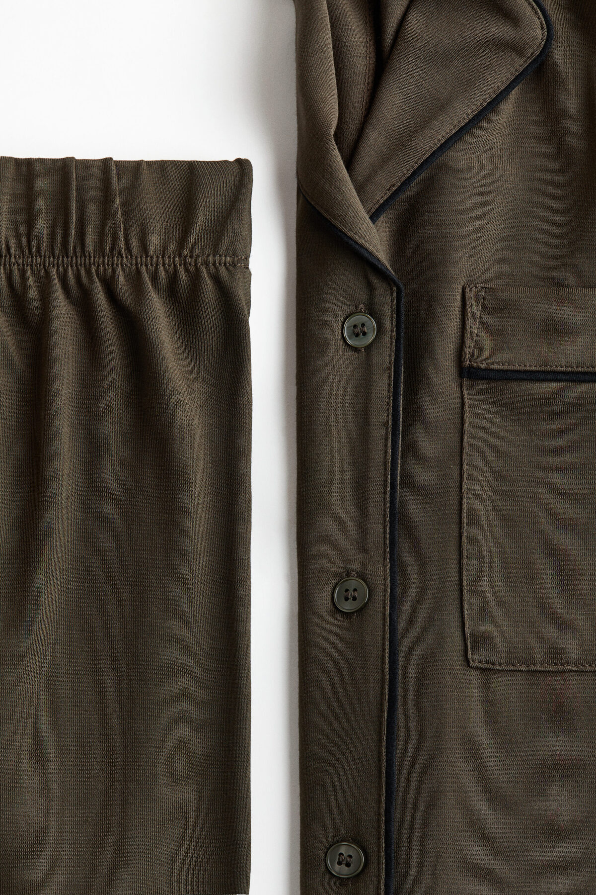 H&M Viskoz Karışımlı Pijama Takımı görsel 5