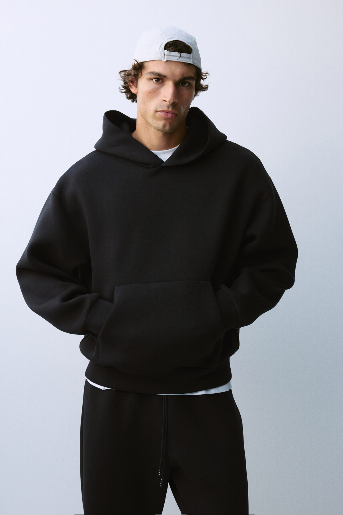 H&M Kapüşonlu Spor Üstü Oversized Fit DryMove™