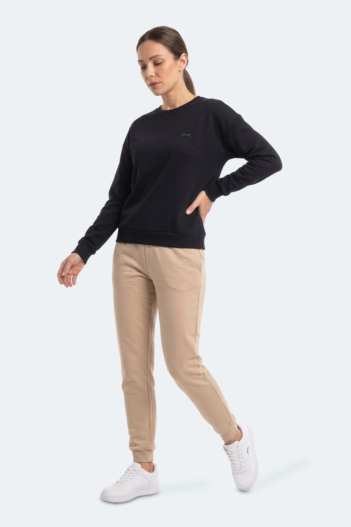 Slazenger KUNTO I Kadın Lacivert Sweatshırt görsel 8