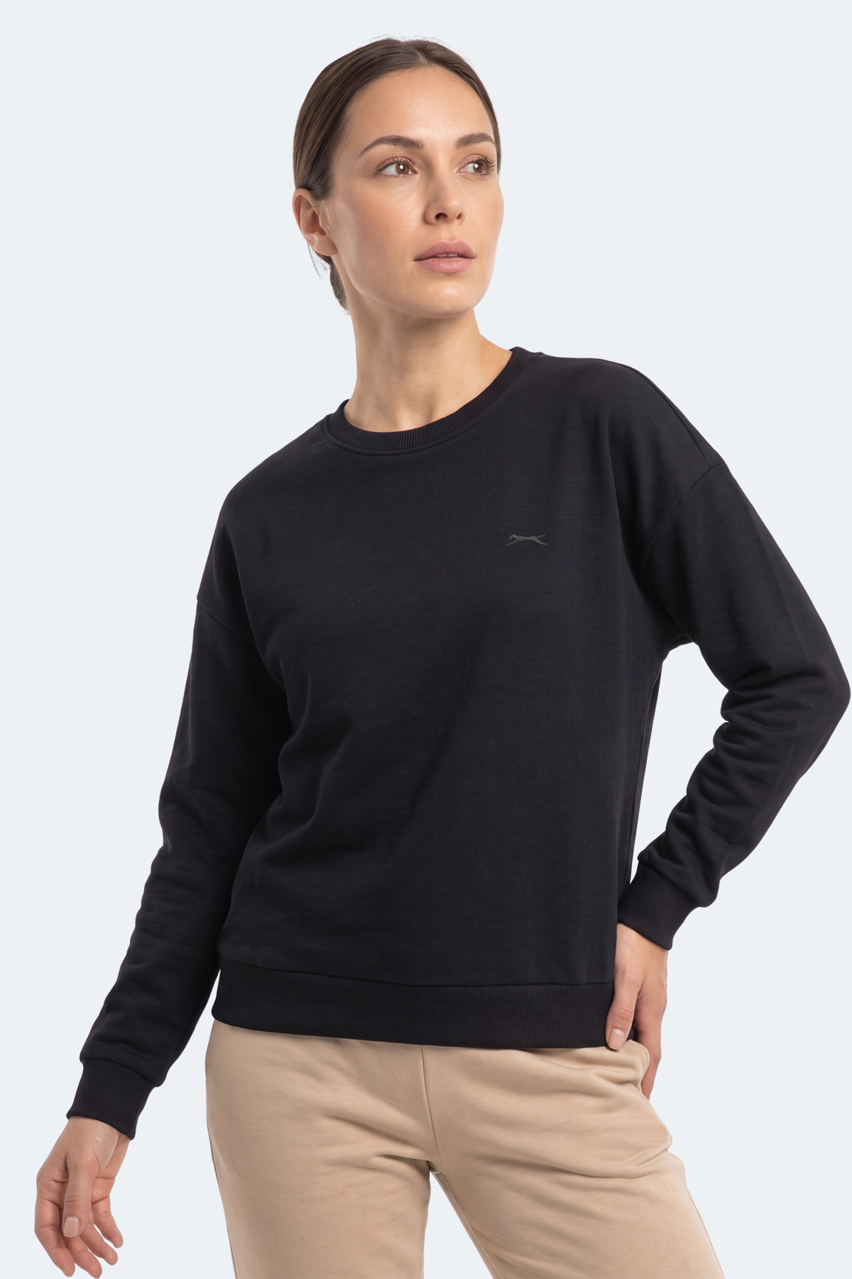 Slazenger KUNTO I Kadın Lacivert Sweatshırt görsel 7