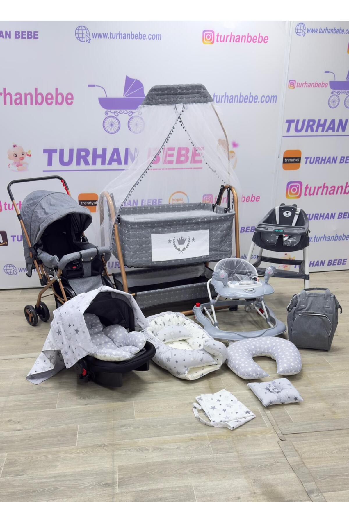 TURHANBEBE 20 Parça Yeni Doğan Galaxy Trend Lüx Bebek Çeyiz Seti