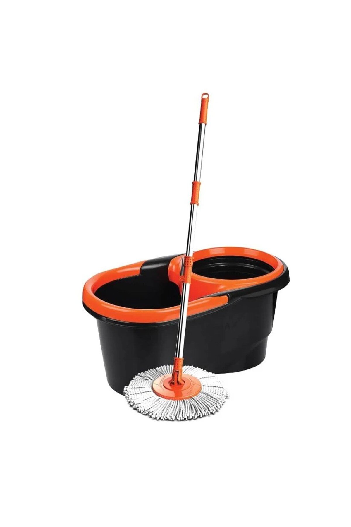 MACROMAX Focus Black Otomatik Temizlik Seti Pedalsız Döner Sıkmalı