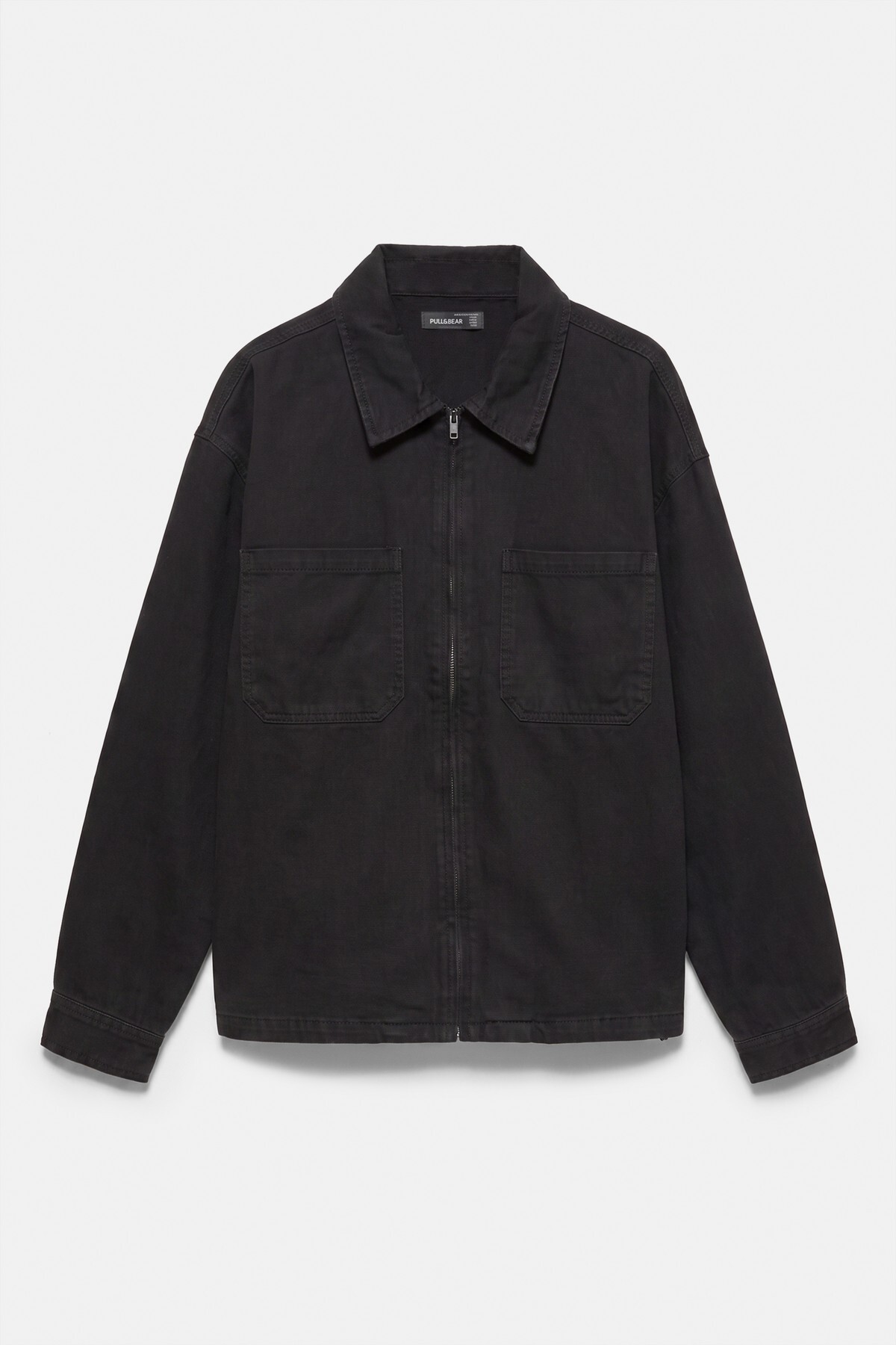 Pull & Bear Fermuarlı ince ceket görsel 6