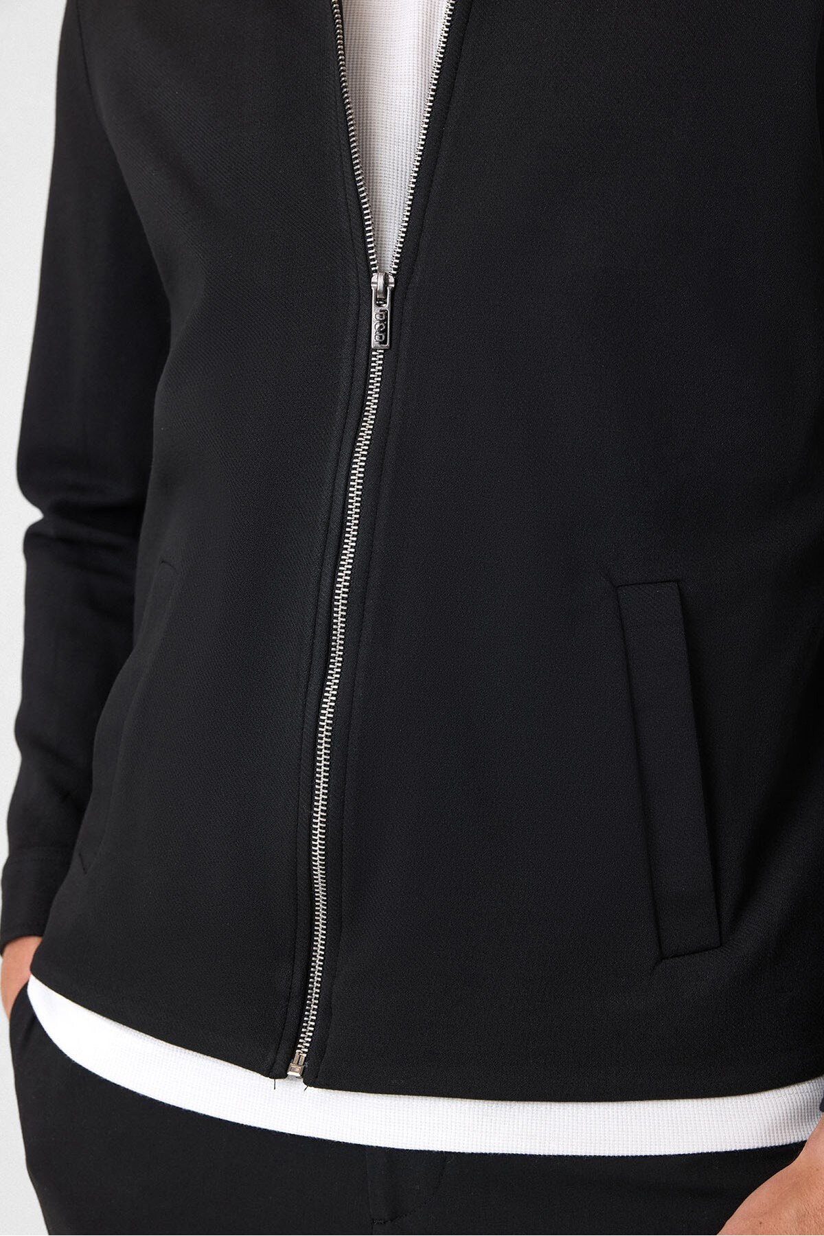 Siyah Erkek Regular Fit Mont BMN5502500000 — مشکی 5003395516 — تصویر 6 از 6