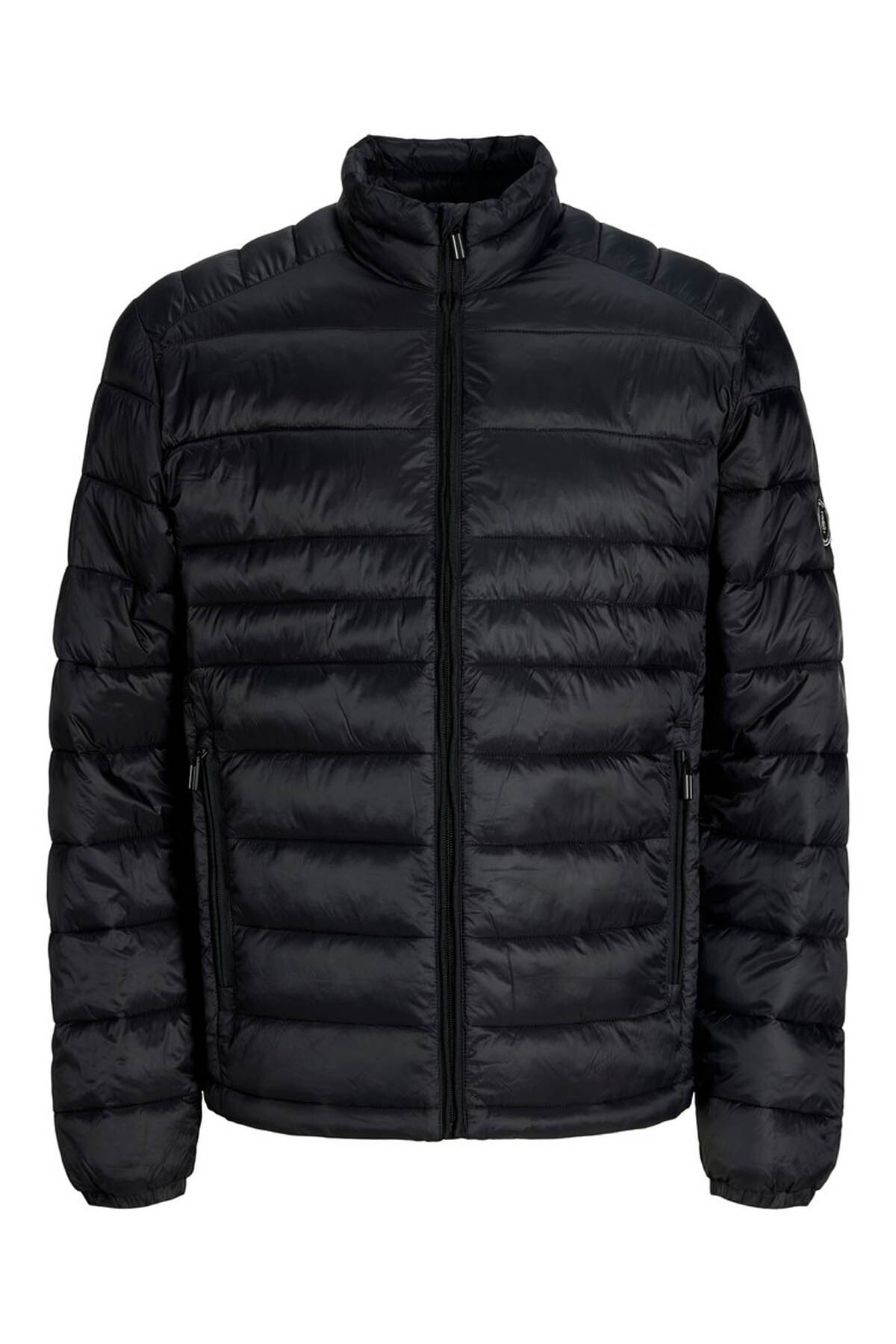 کاپشن مردانه مشکی یقه پفی روشن Jjekingsley Noos کد 12298868 جک اند جونز کاپشن Jack & Jones