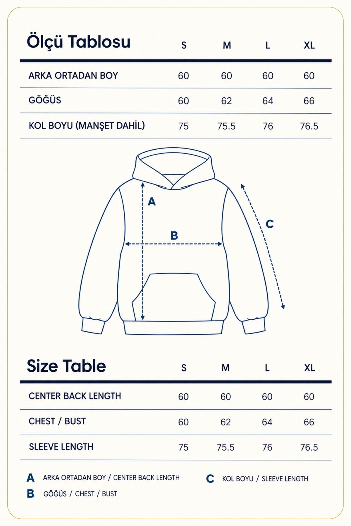 CrepTekstil Kadın Oversize Basic Hoodie Sweatshirt Açık Sarı, Kapüşonlu, Kanguru Cepli, 3 İplik Şardonlu Polar görsel 6