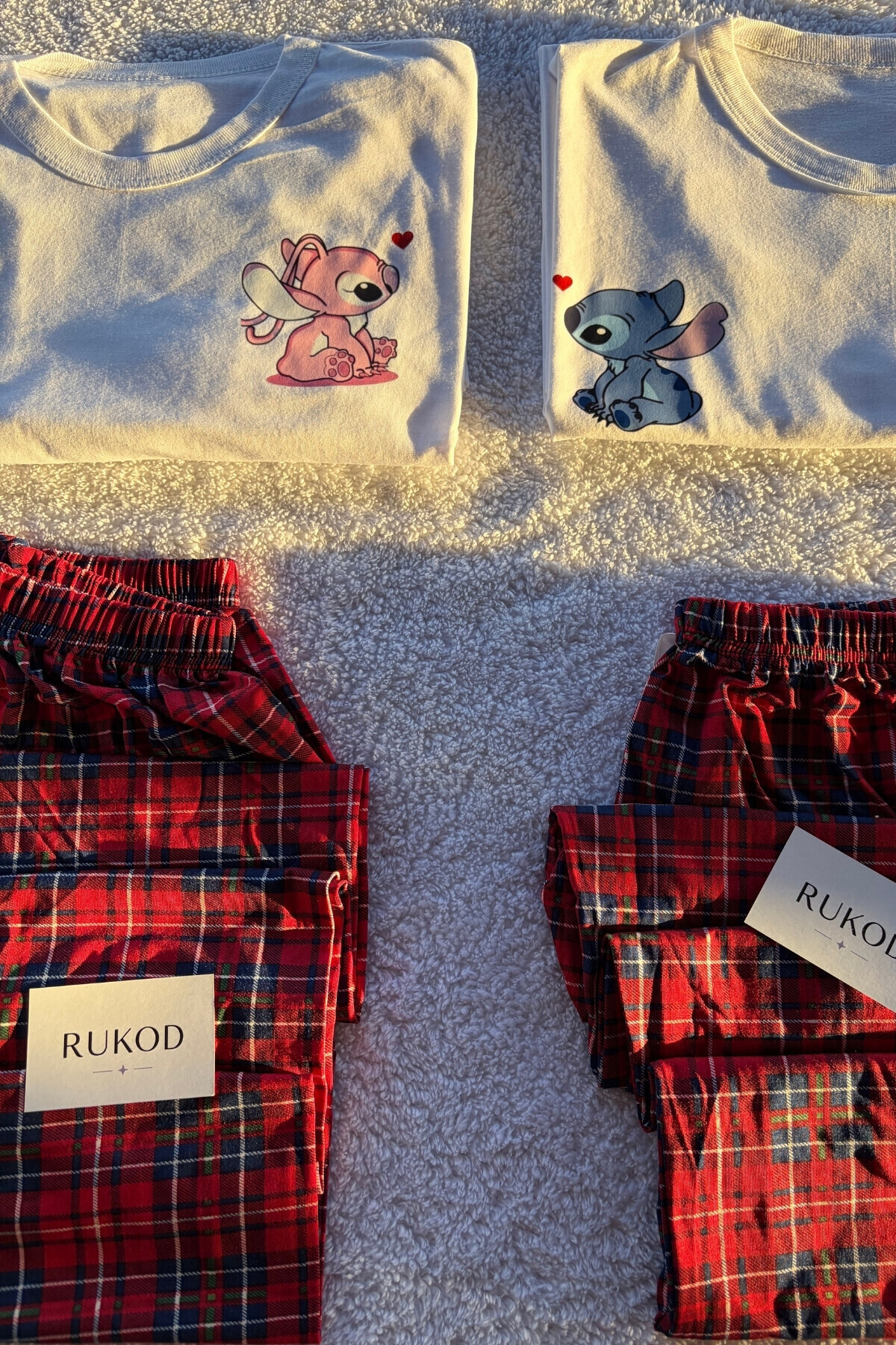 RUKOD ERKEK Tekli Sevimli Pijama ve İç Giyim Takımı (Çift Pijamasının Erkeği) görsel 3