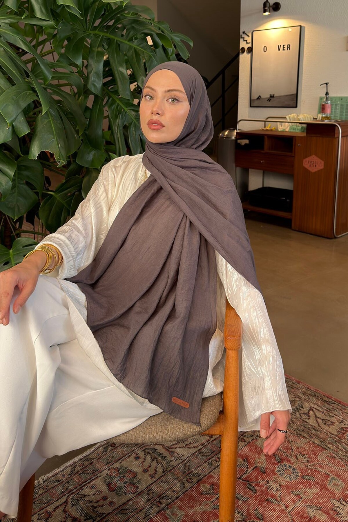 lamelif Rami Şal Füme görsel 2