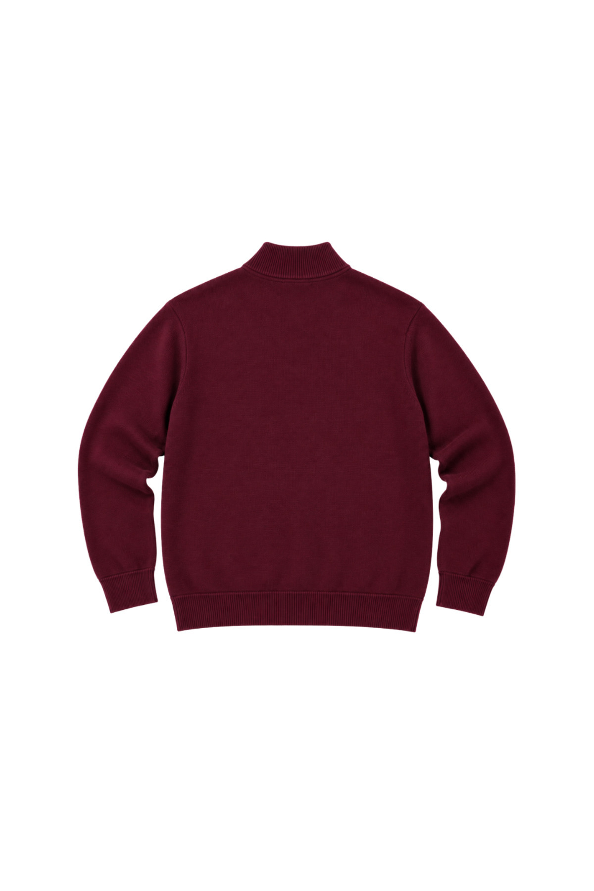 BattalModa Erkek Büyük Beden Bordo Basic Cepli Triko Hırka 3XL-4XL-5XL-6XL görsel 5
