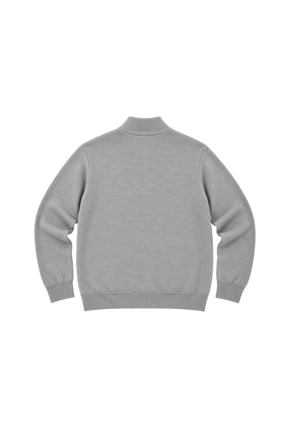 BattalModa Erkek Büyük Beden Gri Basic Cepli Triko Hırka 3XL-4XL-5XL-6XL görsel 5