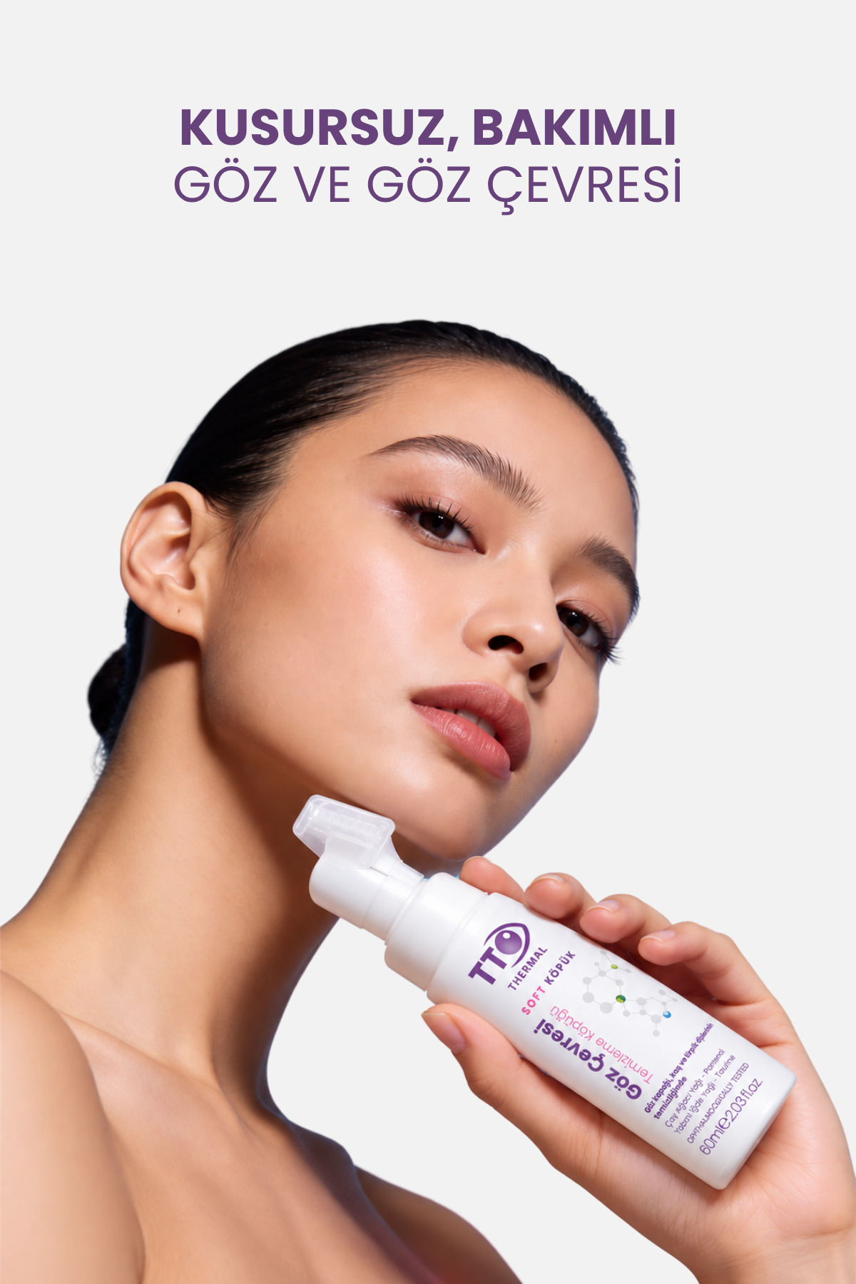 Göz Çevresi Temizleme Köpüğü 60 ml Aplikatörlü Soft — 8684576003430 — تصویر 6 از 9