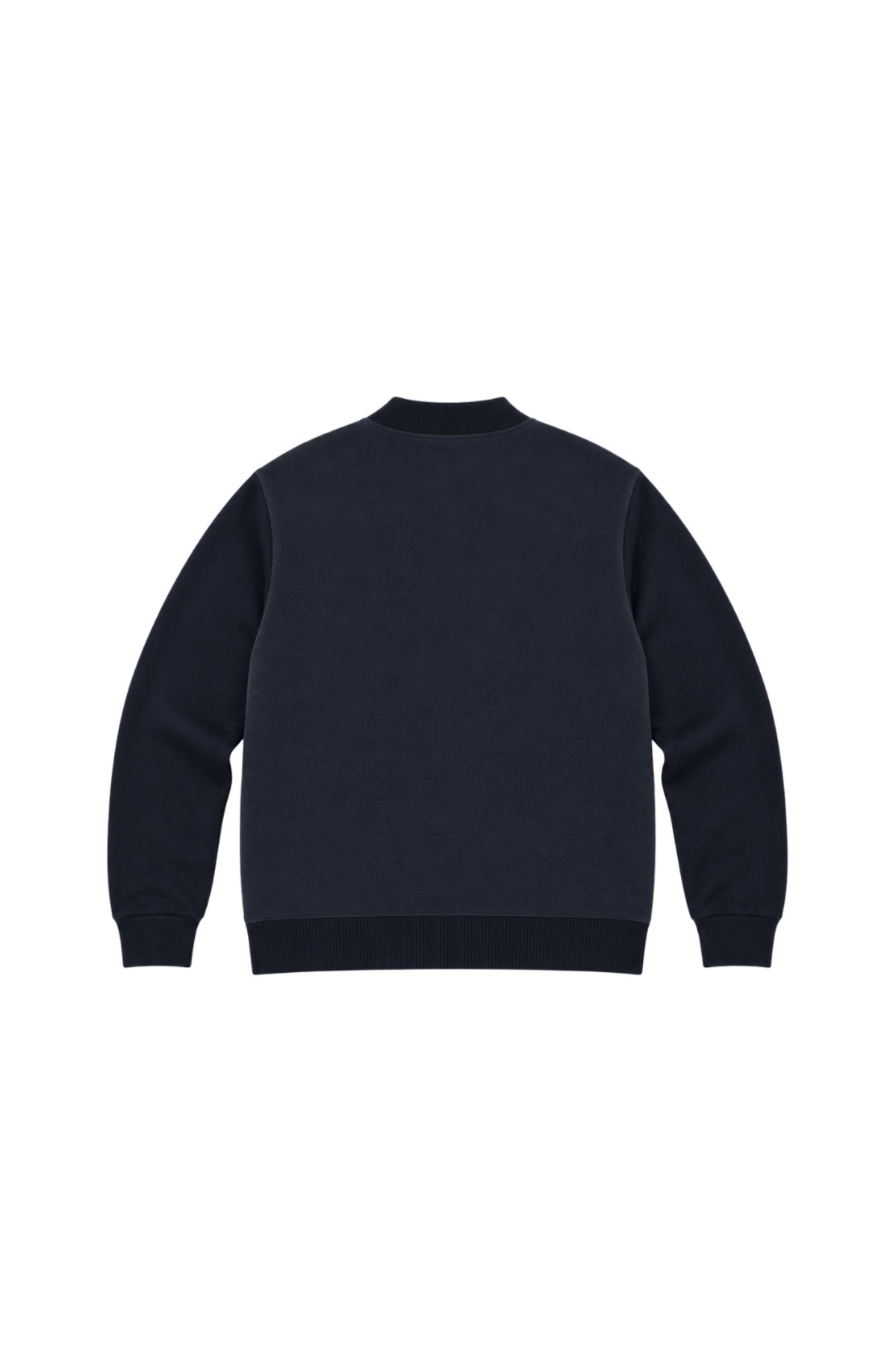 BattalModa Erkek Büyük Beden Melanj Lacivert Vento Cepli Triko Hırka 3XL-4XL-5XL-6XL görsel 5