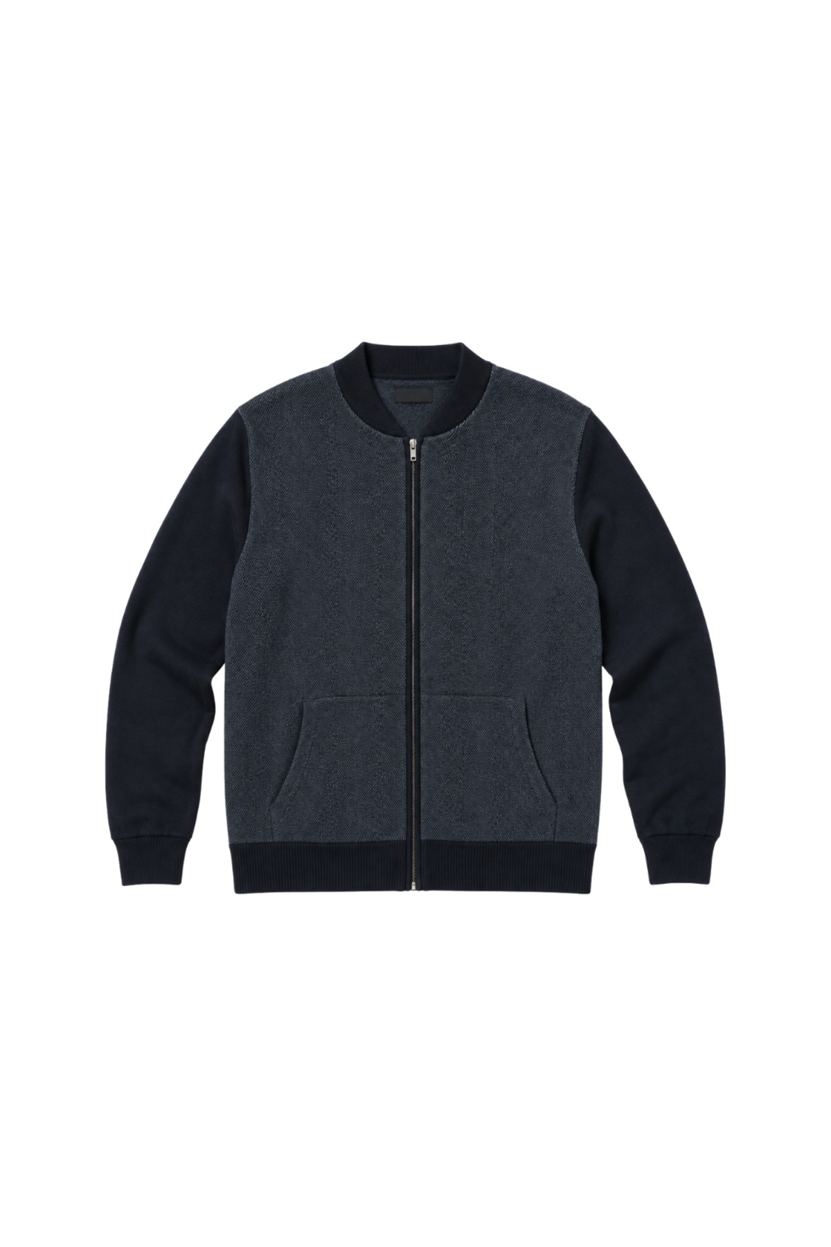BattalModa Erkek Büyük Beden Lacivert Vento Cepli Triko Hırka 3XL-4XL-5XL-6XL görsel 4