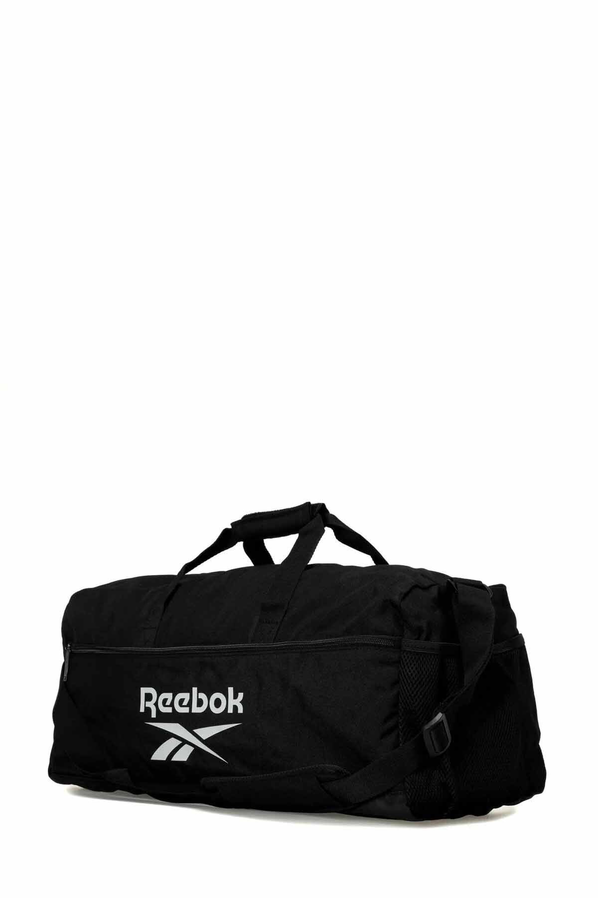 Reebok Unisex Fitness Spor Çantası Siyah Ayrı Ayakkabı Gözlü Omuz Askılı 55X25X25CM görsel 6