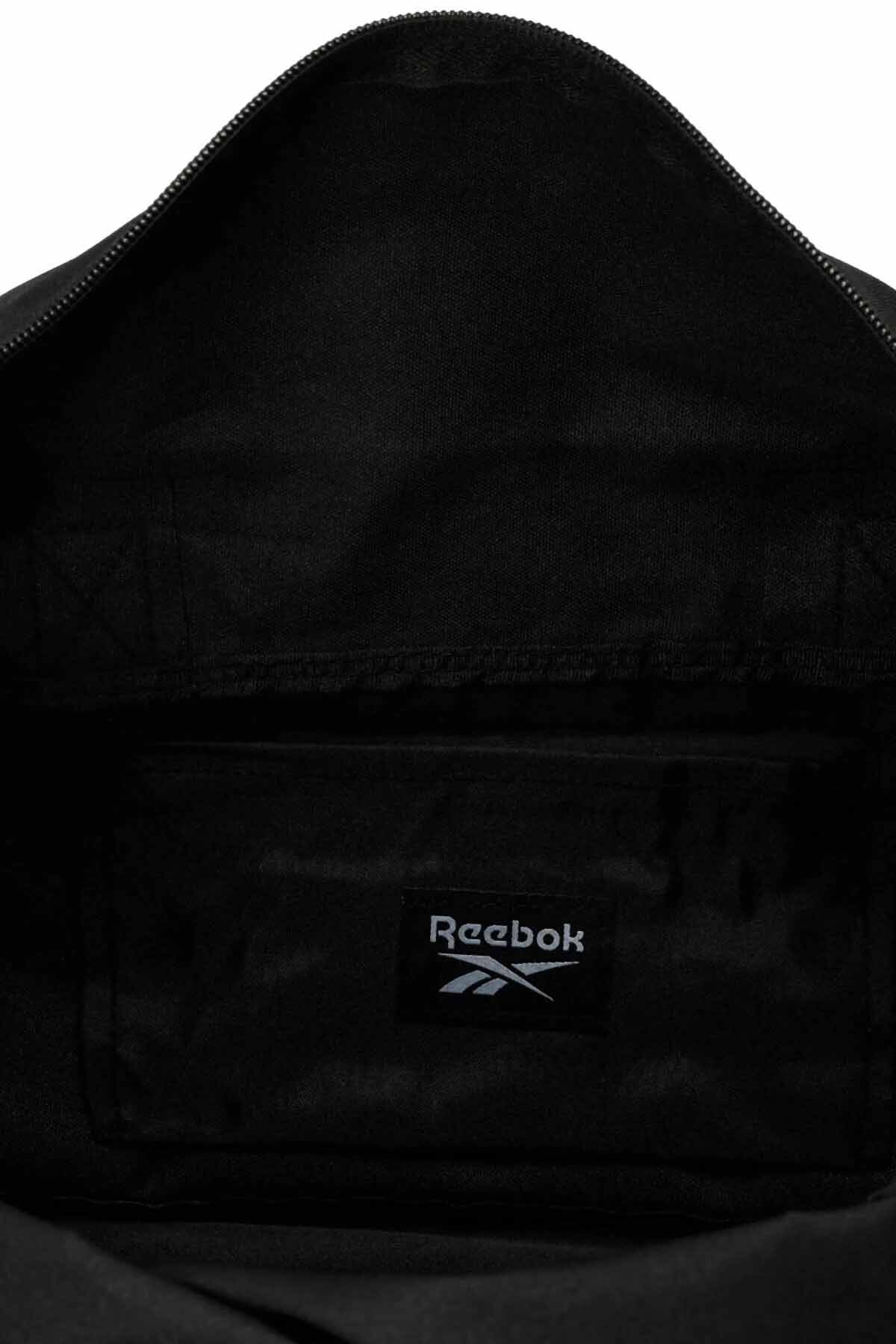 Reebok Unisex Siyah Spor Çantası Ayakkabı Bölmeli Omuz Askılı Fitness Antrenman Çantası 55X25X25CM görsel 7
