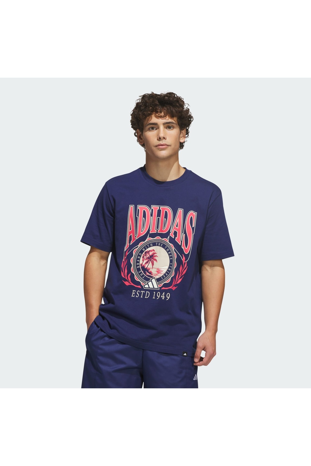 تیشرتمردانهadidasآبی