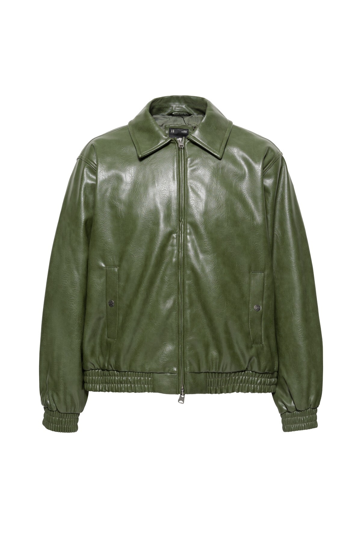 Pull & Bear Suni deri ceket görsel 3