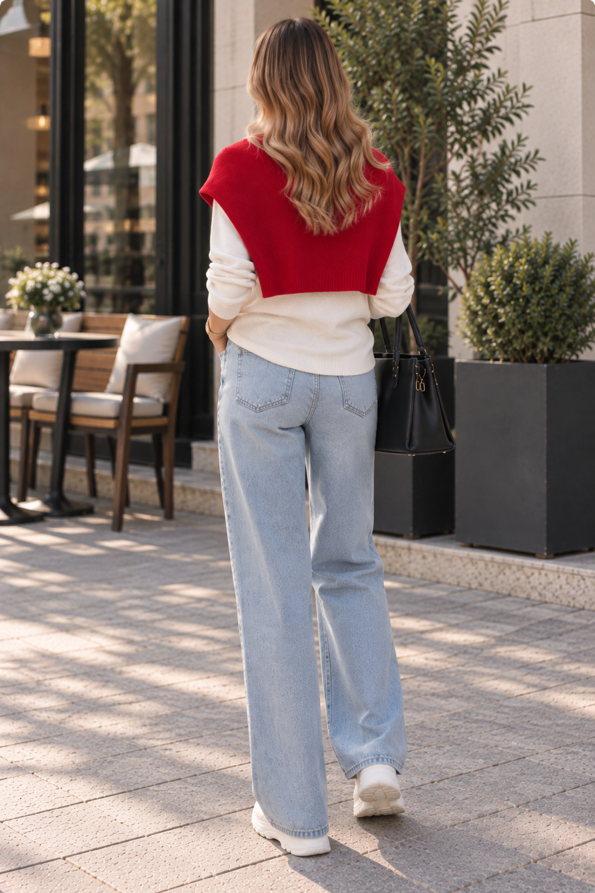Elaria Collection Kadın Triko Şal Aksesuar görsel 2