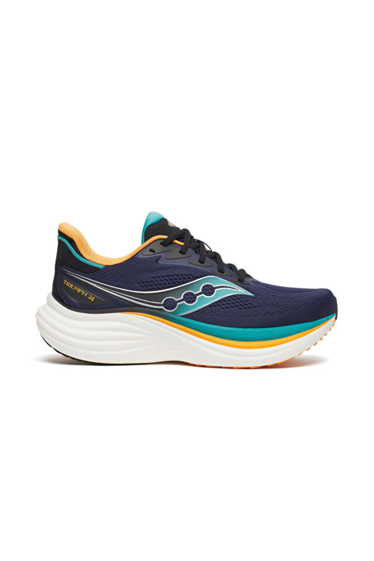 کفش ورزشی مردانه TRIUMPH 24 مدل S100997-1024 سرمه‌ای ساکنی کتانی تمرین و دویدن SAUCONY