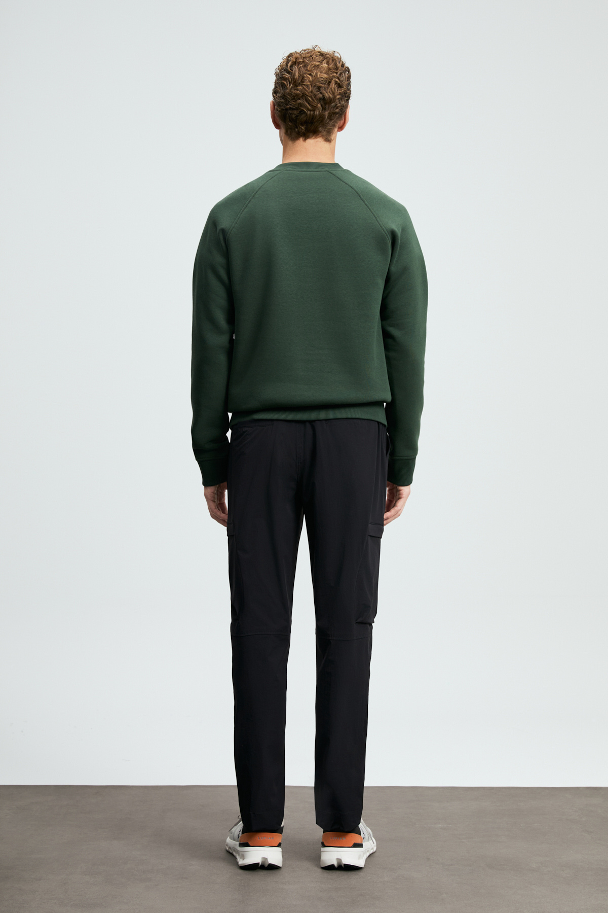 Lufian Bren Erkek Sweatshirt Çimen Yeşili görsel 6