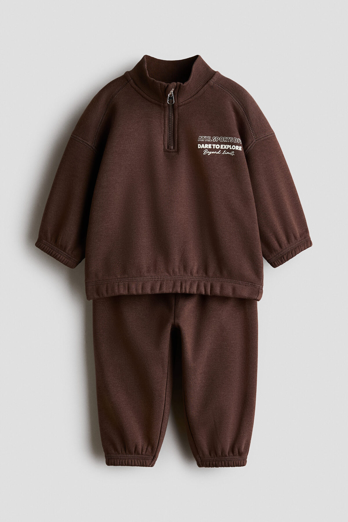 ست سویشرت دو تکه آستردار پشمی اچ اند ام سویشرت H&M