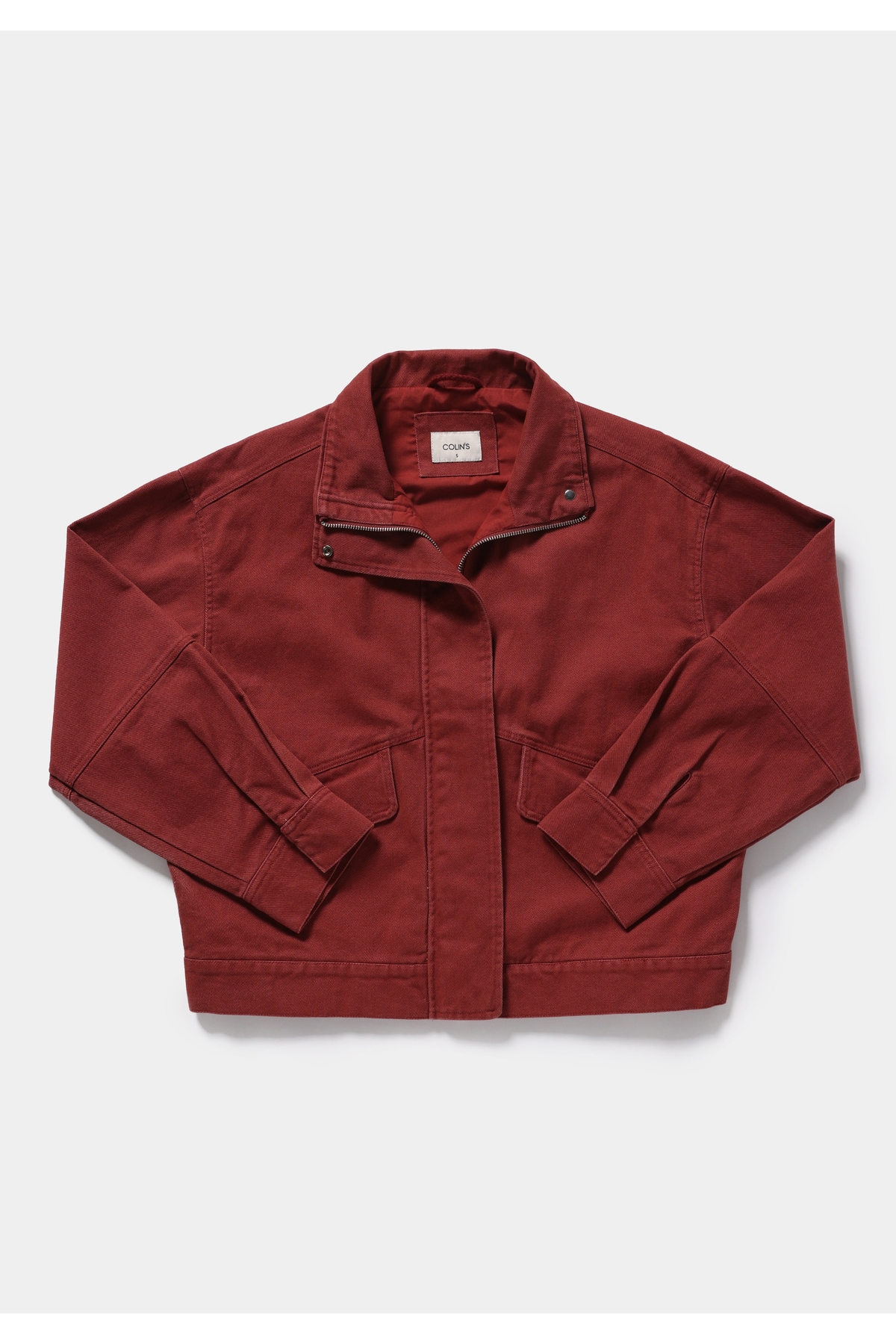 Colin's Fashion Fit Fermuarlı Astarlı Kadın Turuncu Ceket görsel 5