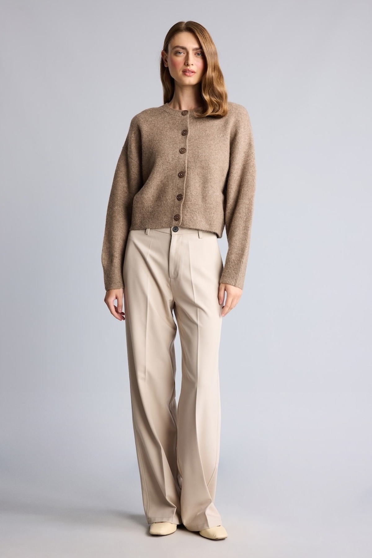 DeFacto Kadın Hırka H2445AX/BG403 BEIGE görsel 2