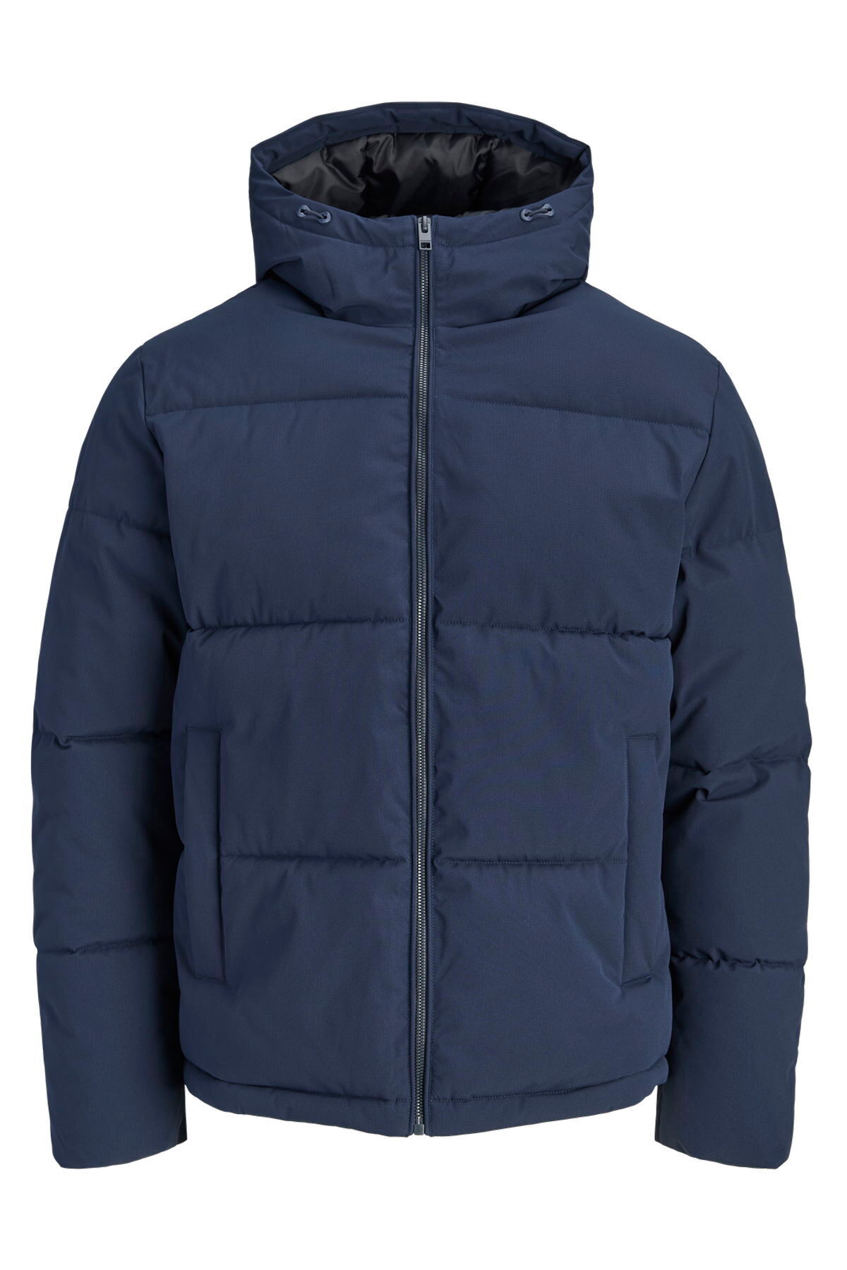 کاپشن پفی کلاه‌دار با بند کشی و قابلیت تنظیم سایز بزرگ - گلکسی جک اند جونز کاپشن Jack & Jones