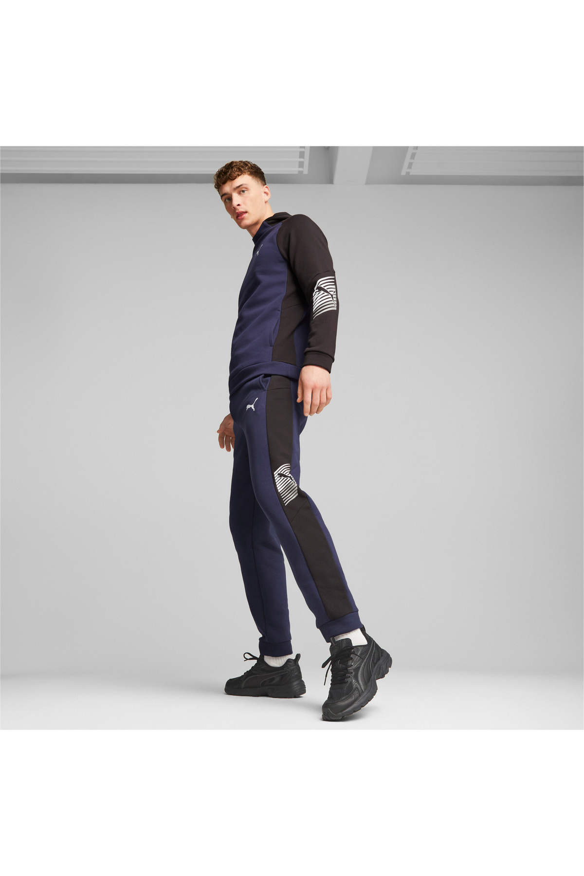 Puma Milenio Tech Unisex Siyah Spor Ayakkabı görsel 2