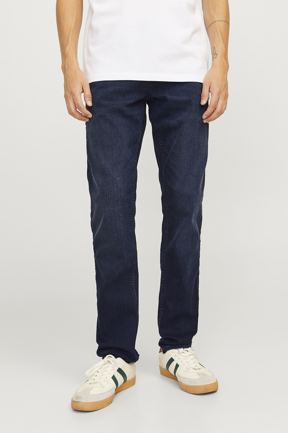 شلوار جین مردانه آبی Jjiglenn Jjorıgınal Mf 260 Noos کد 12259055 جک اند جونز شلوار جین Jack & Jones