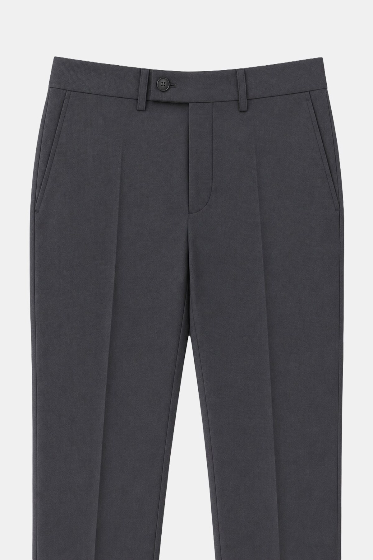 4 Drop Erkek Koyu Gri Dar Kesim Slim Fit Viskon Mono Yaka Takım Elbise — رنگارنگ SSL100006-R095 — تصویر 2 از 7