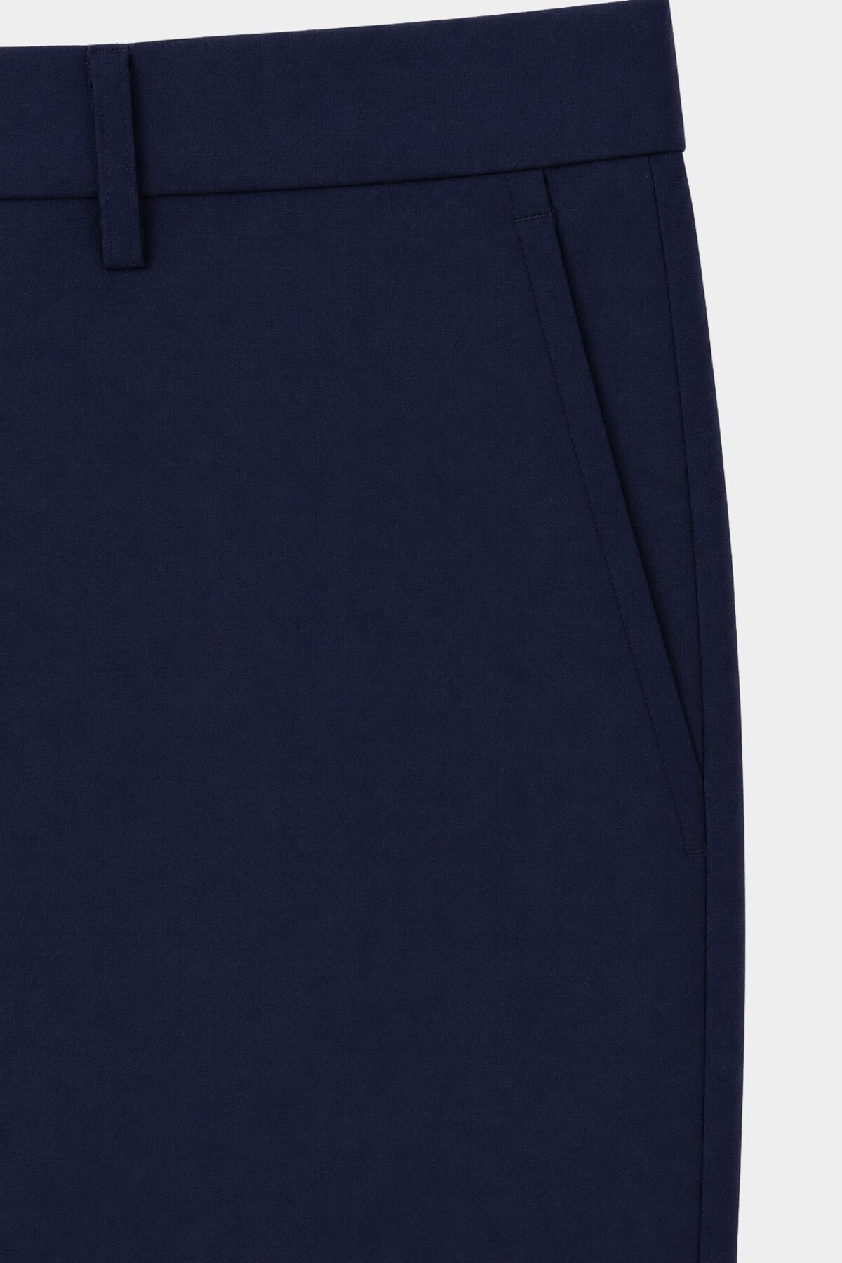 4 Drop Erkek Koyu Lacivert Dar Kesim Slim Fit Viskon Mono Yaka Takım Elbise — رنگارنگ SSL100006-R104 — تصویر 3 از 7