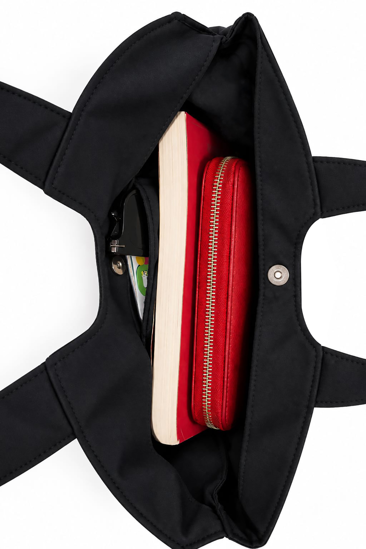 tuttobene STAR BAG Yıldız Çanta Çıtçıtlı İç Cepli Özel Tasarım Omuz Çantası Su geçirmez Leke Tutmaz TB052 görsel 3