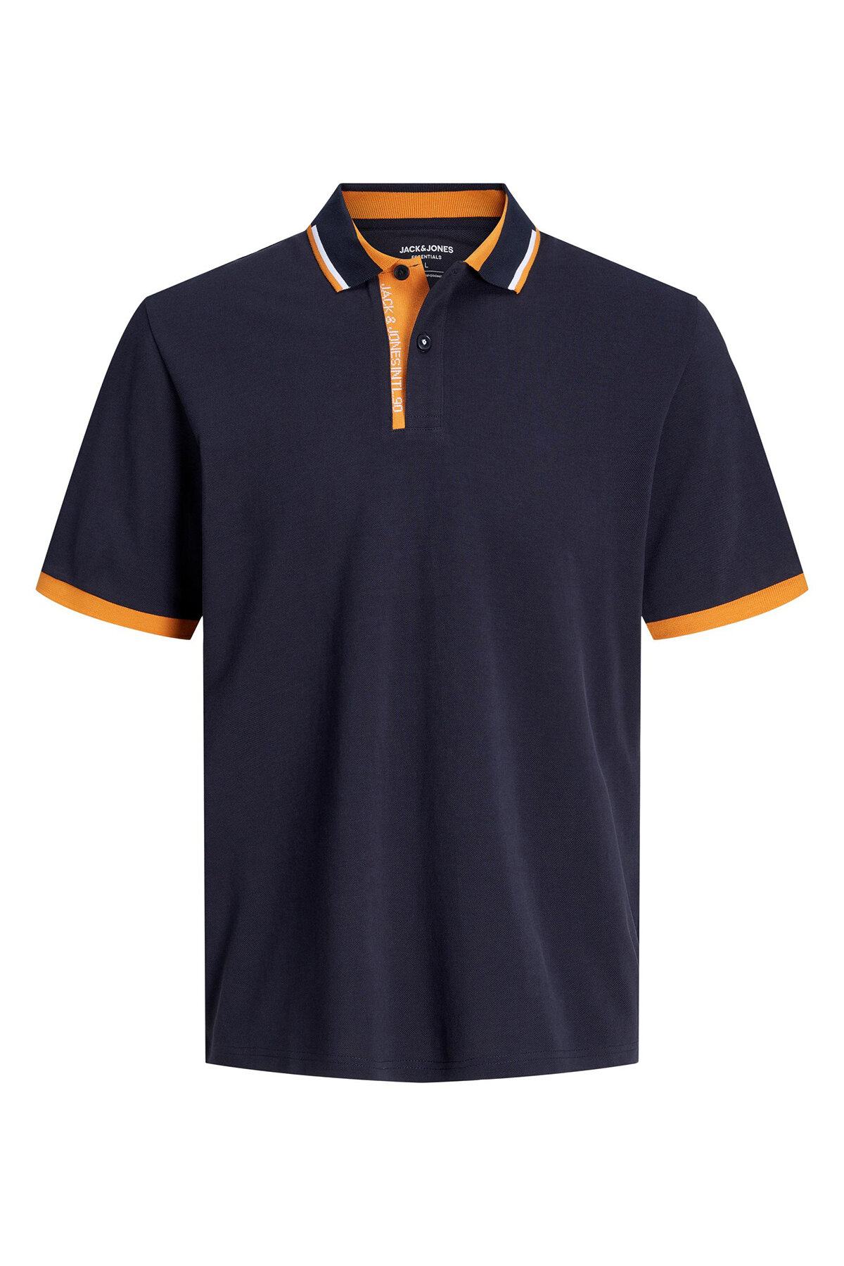 تی‌شرت پولو مردانه سرمه‌ای JJSTEEL POLO SS جک اند جونز پولوشرت Jack & Jones