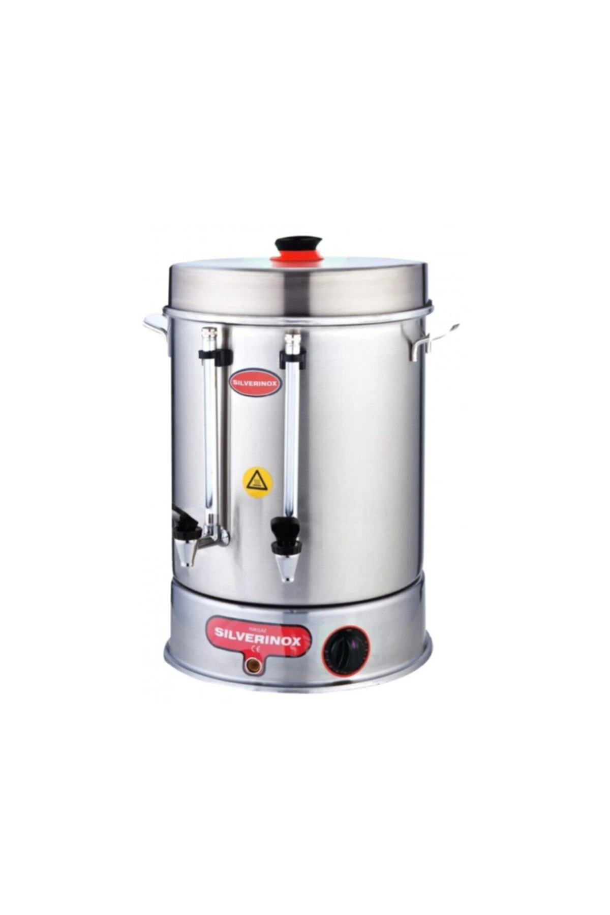 Işıkgaz Silverinox Metal Musluklu Basmalı Çay Makinesi 500 Bardak 50 Lt