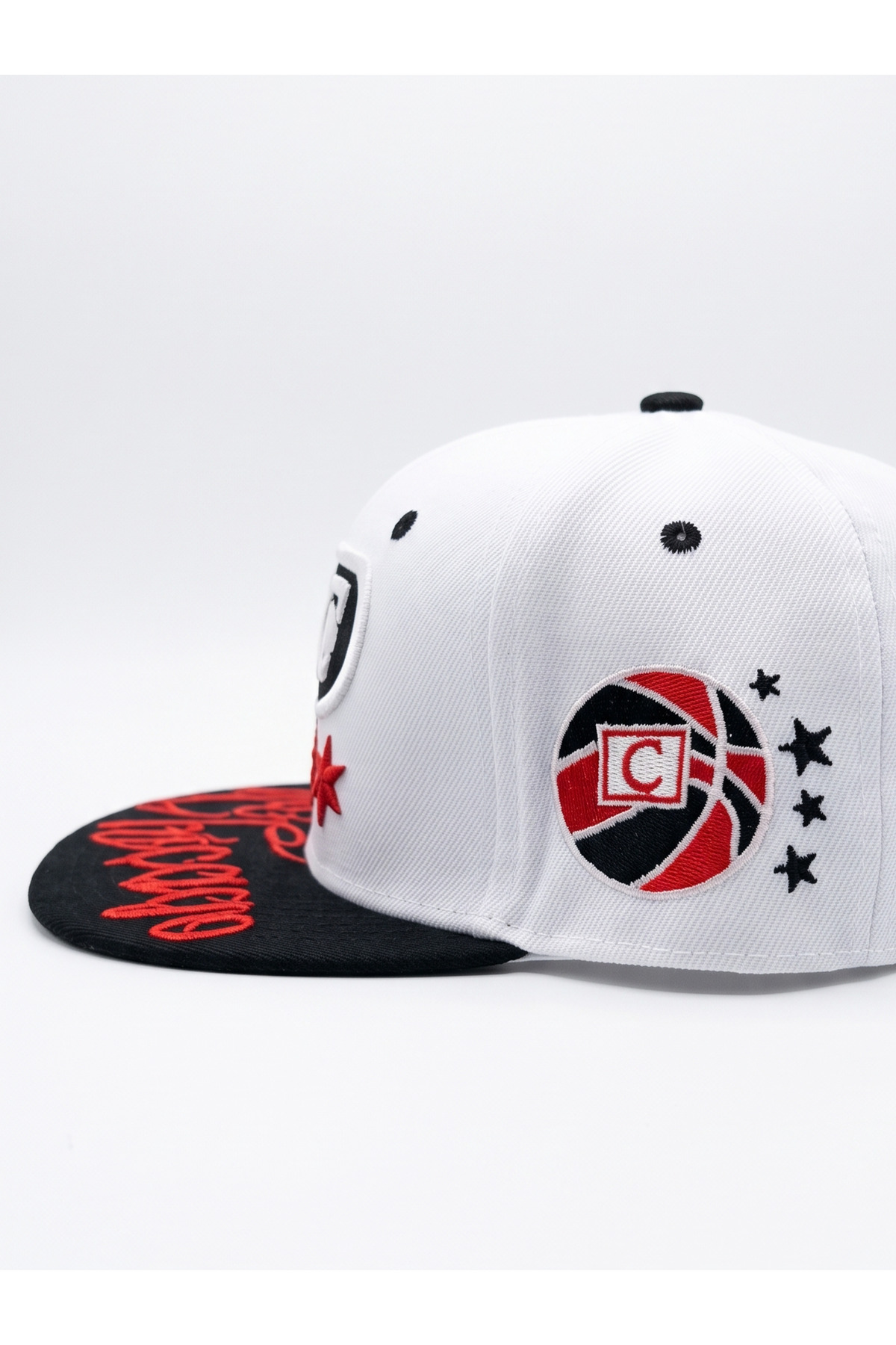 Genel Markalar Chicago Bulls Nakışlı Hip Hop Snapback Cap görsel 3