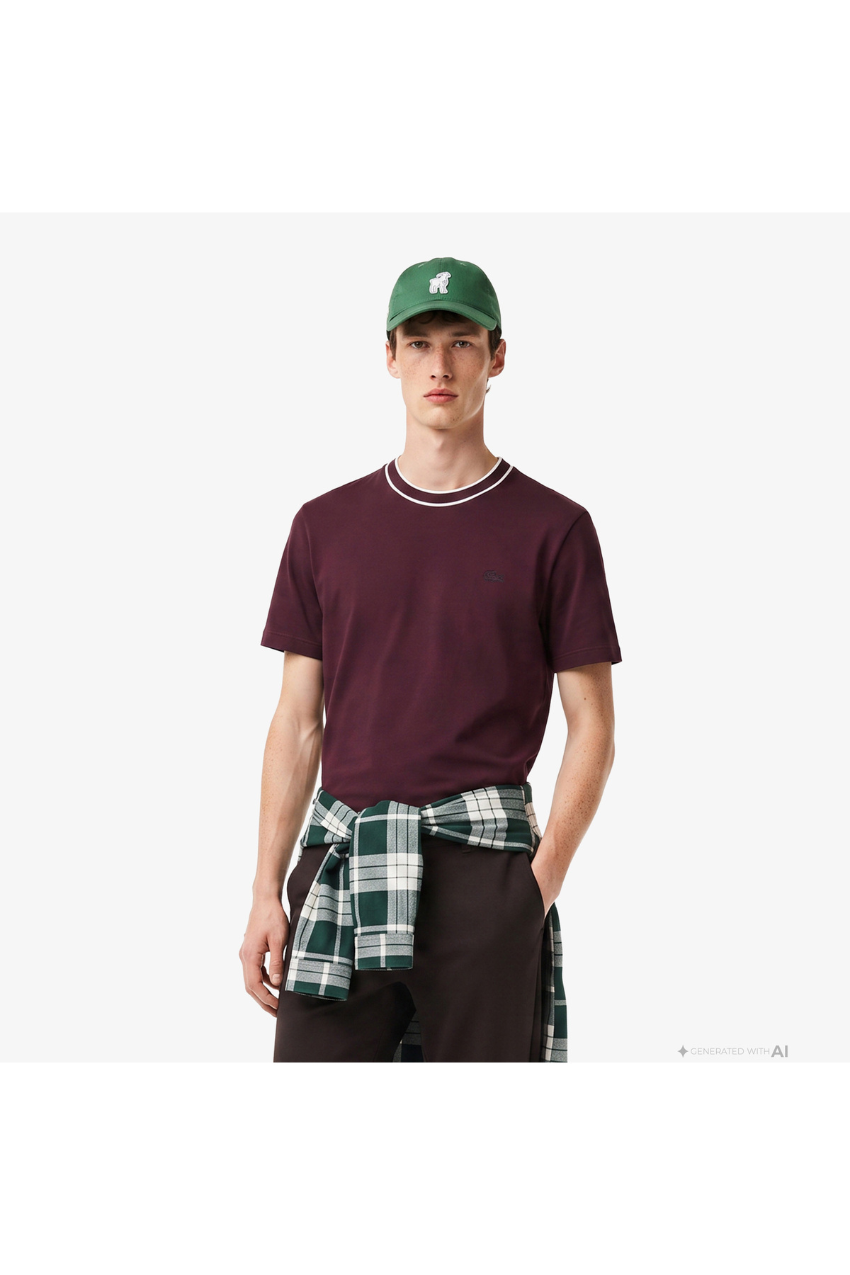 تیشرتمردانهLacosteبوردو تیشرتمردانهLacosteبوردو