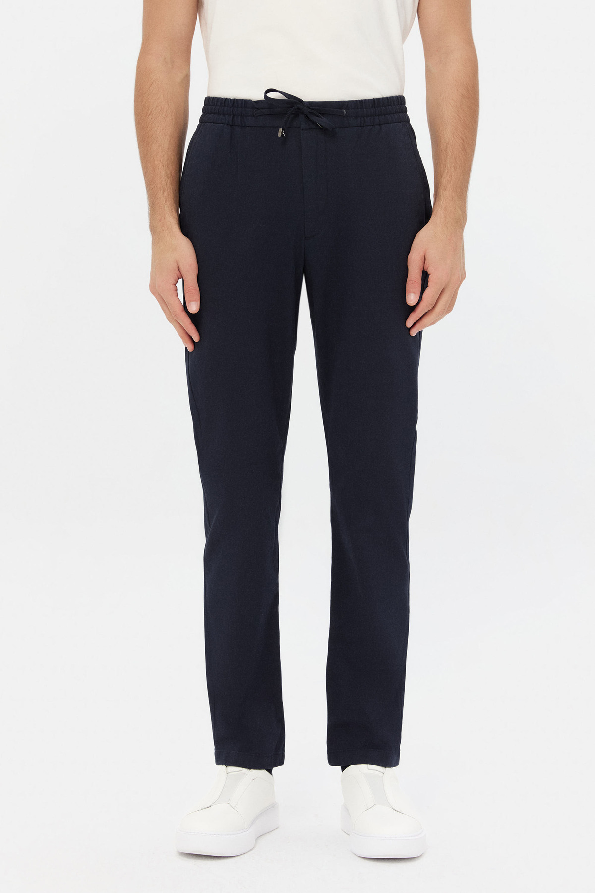 D'S Damat Ds Damat Relaxed Fit Lacivert Gabardin Jogger Pantolon — سرمه‌ای 5HC03S207321M
