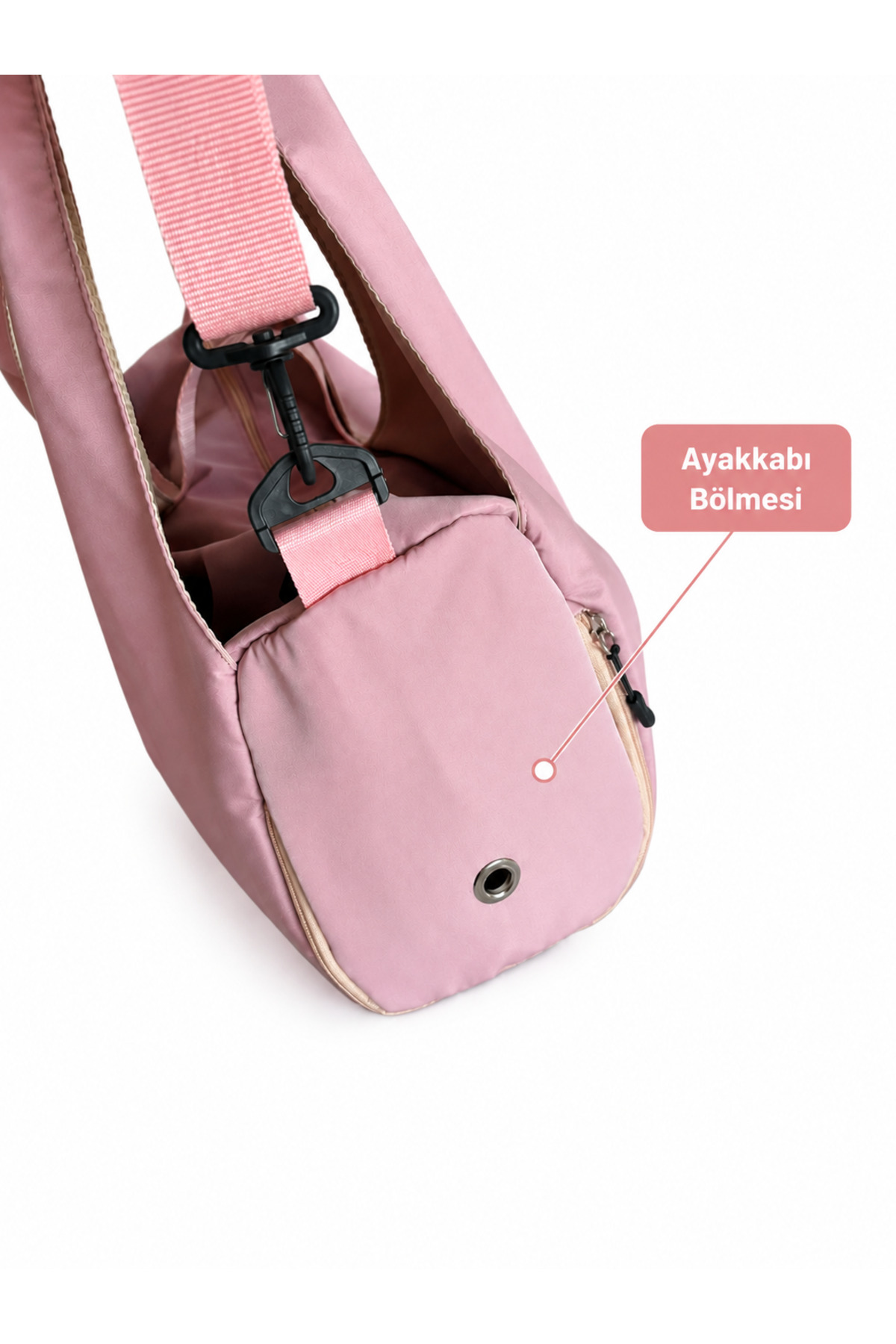 Senza Vedere Elora Kadın Spor El, Omuz ve Çapraz Çanta - Pembe görsel 4