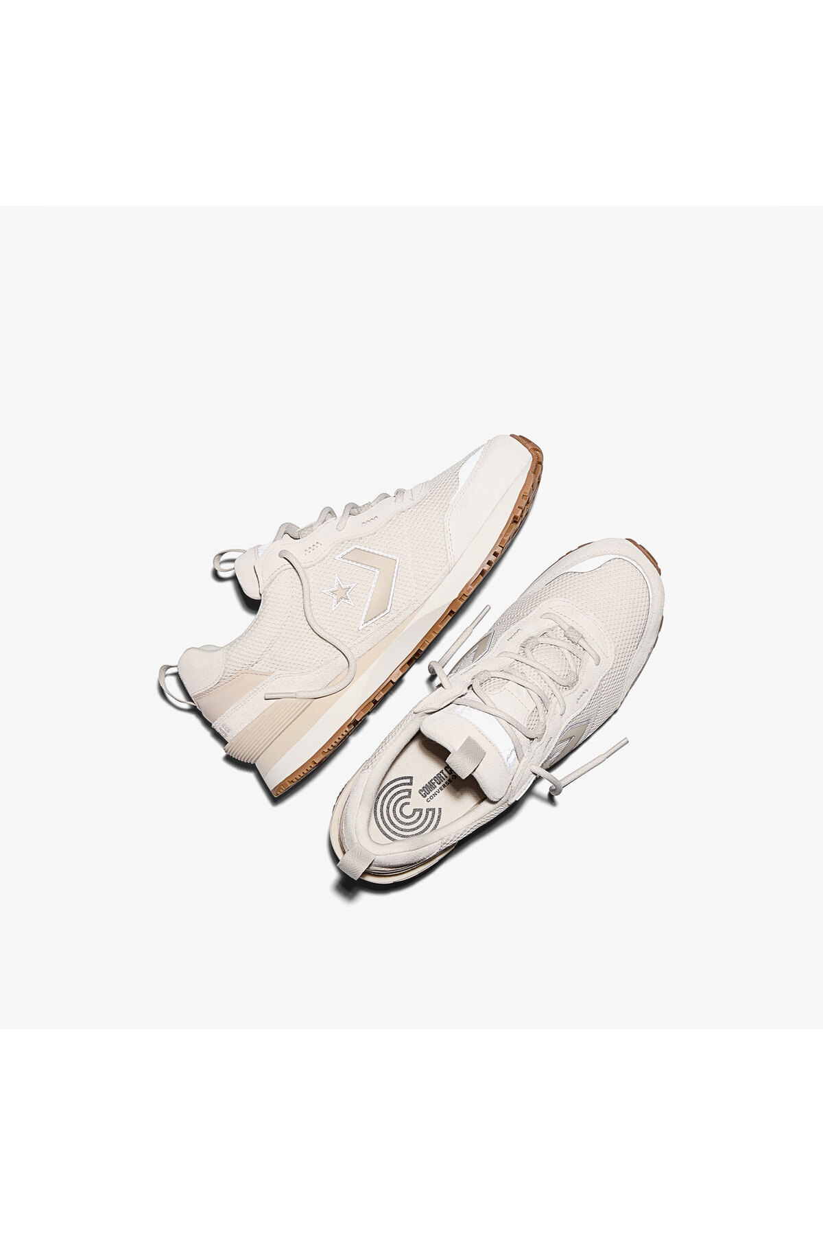 Omega Trainer Hike Unisex Krem Süet Sneaker — بژ A17749C — تصویر 5 از 8