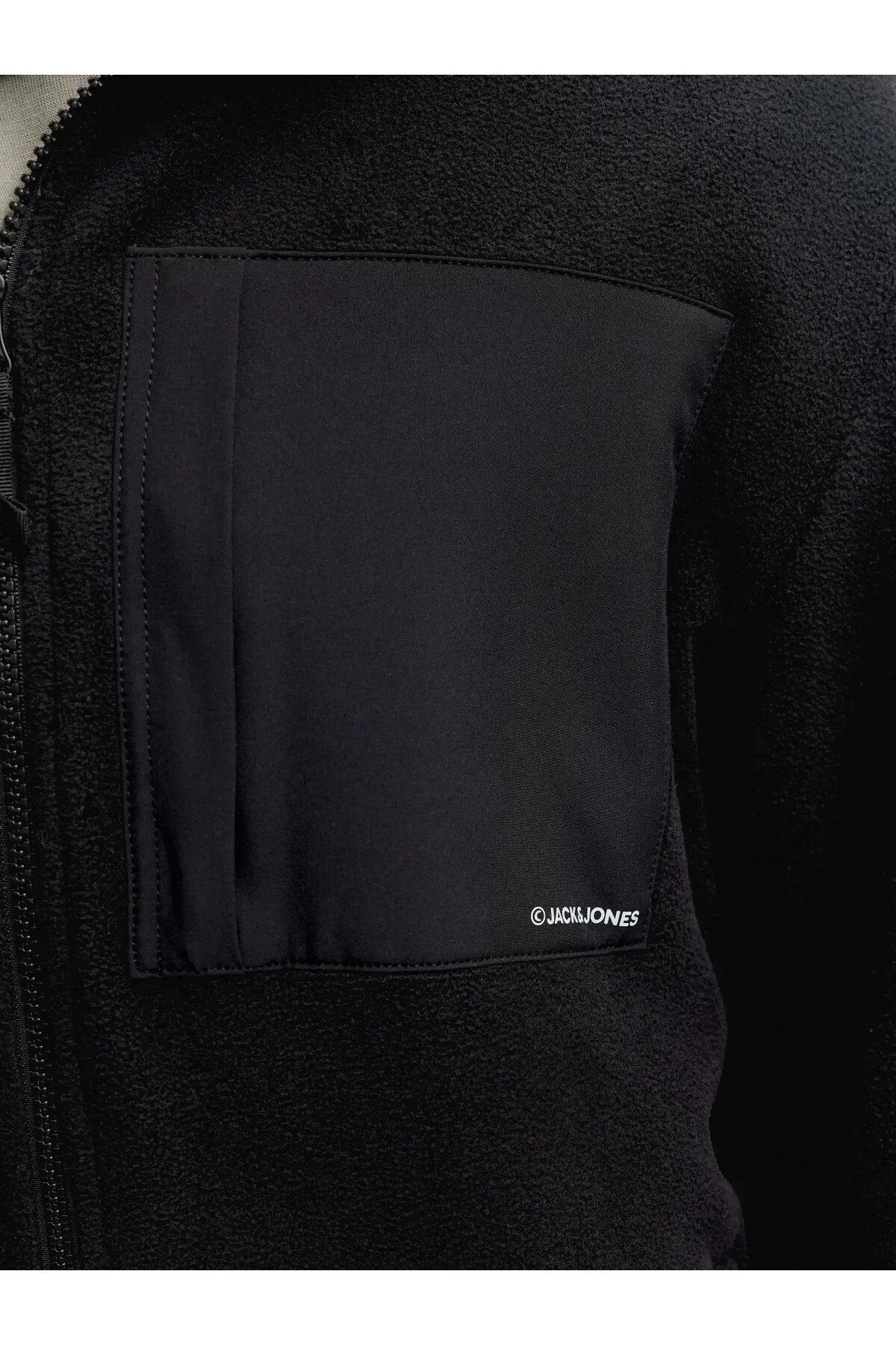 Jack & Jones Erkek Siyah Jjemason Fleece Sn Polar görsel 6